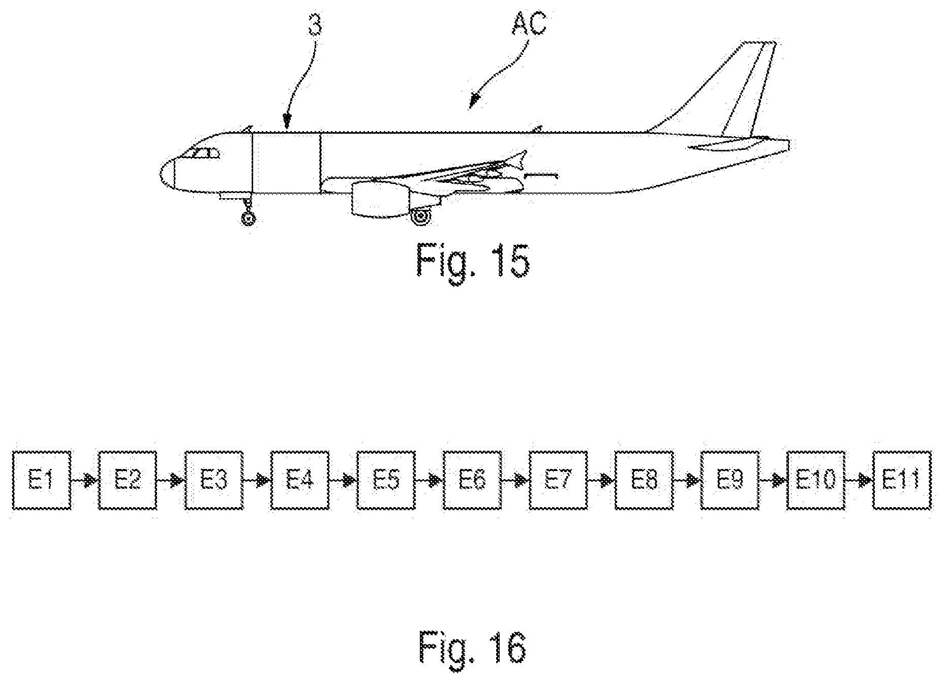 Patent US12304659 Figure 8 – System for handling a side shell of an aircraft with a view to assembling a fuselage barrel of the aircraft and method for assembling a fuselage barrel of an aircraft
