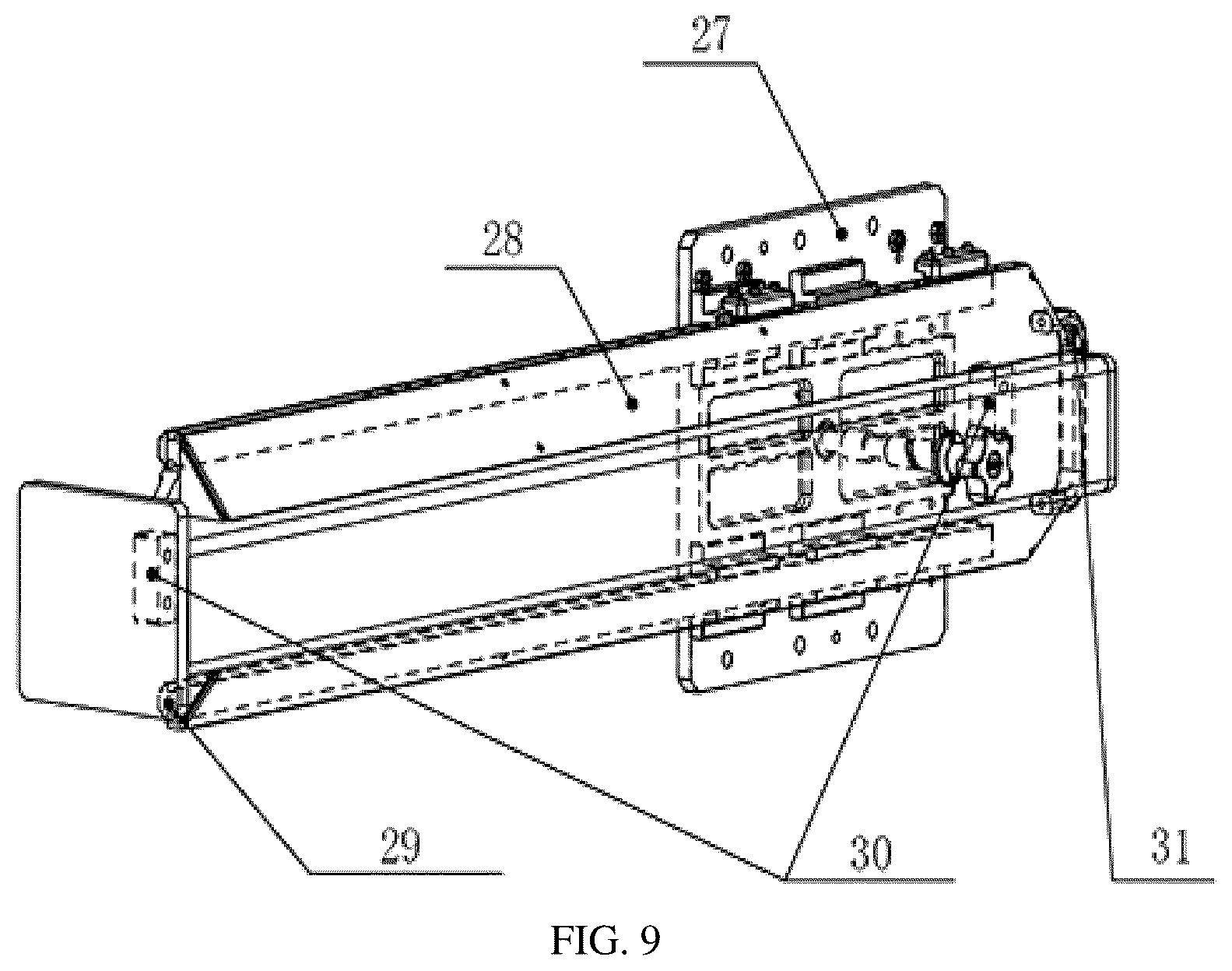 Patent US12304661 Figure 7 – Self-positioning assembly system for rapid assembly of aircraft and method thereof