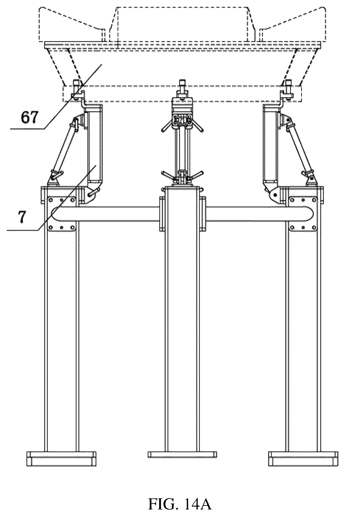 Patent US12304661 Figure 16 – Self-positioning assembly system for rapid assembly of aircraft and method thereof