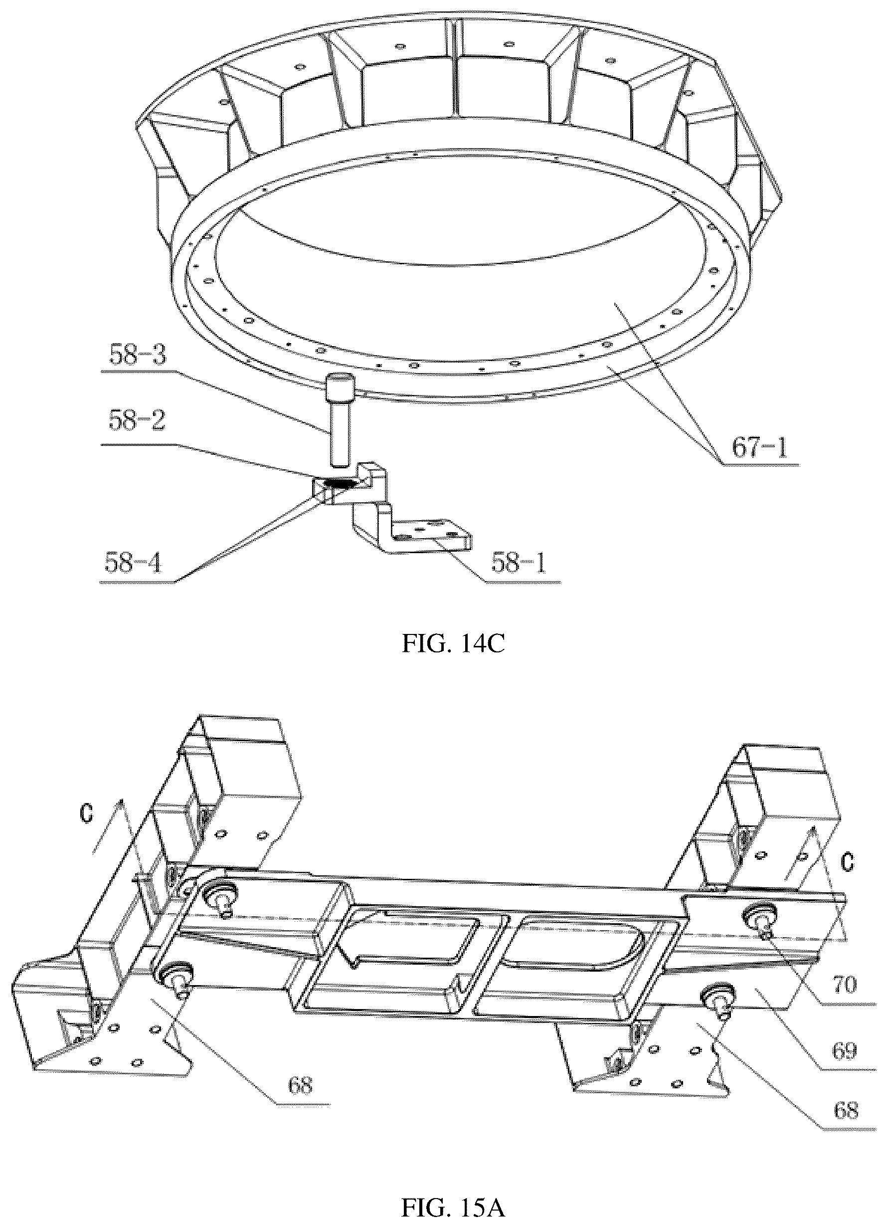 Patent US12304661 Figure 18 – Self-positioning assembly system for rapid assembly of aircraft and method thereof