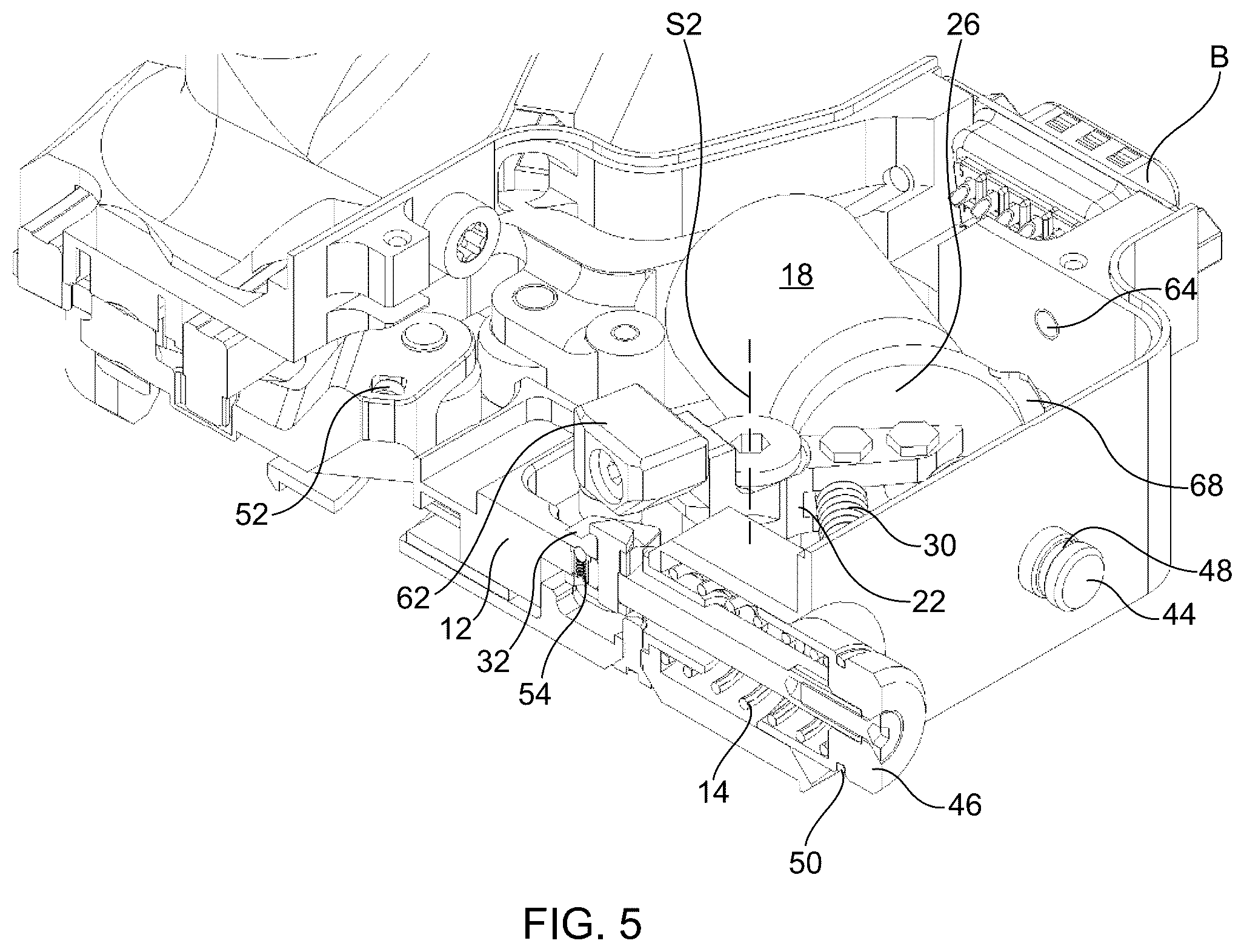 Patent US12304662 Figure 5 – Release apparatus