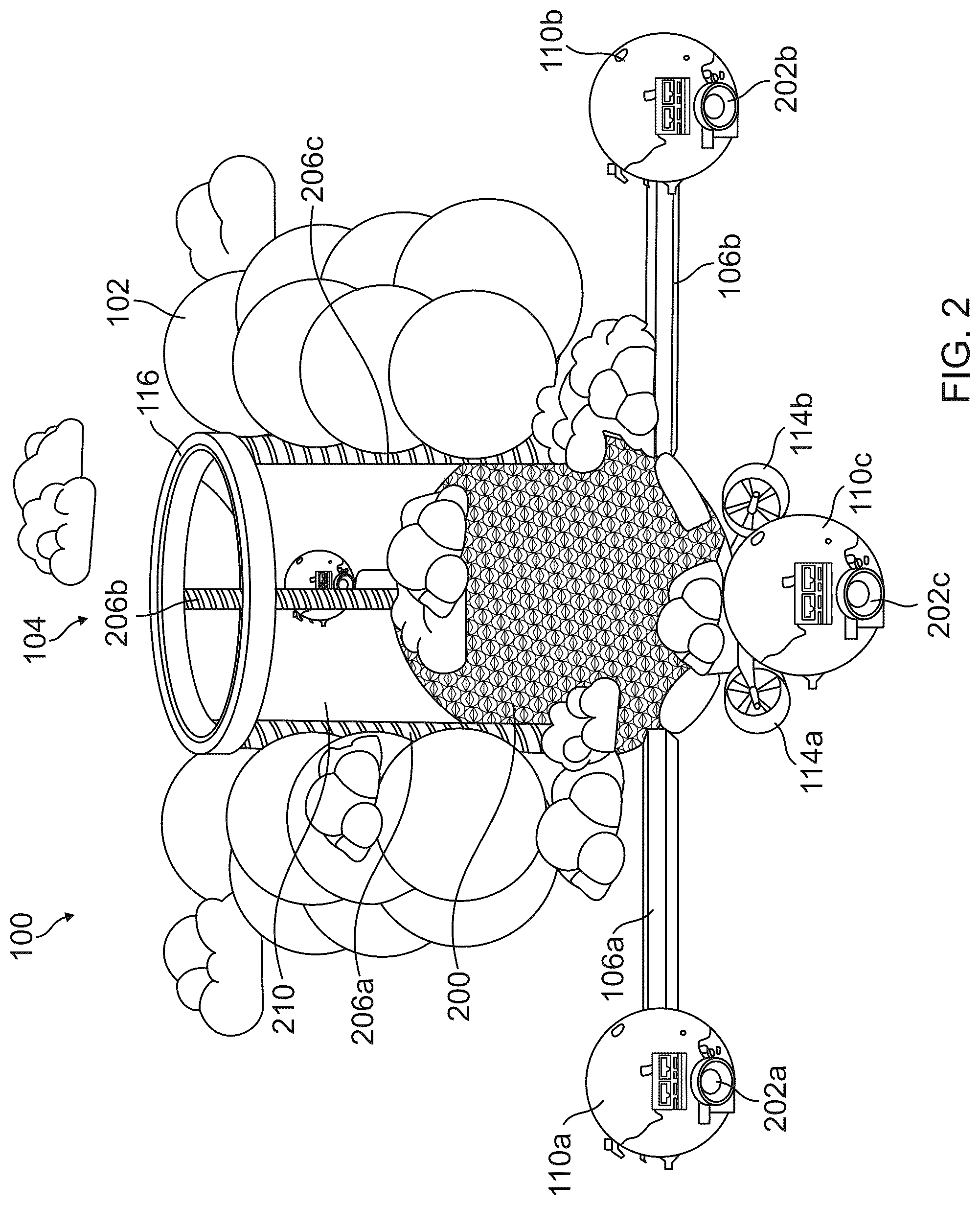 Patent US12304663 Figure 2 – System and method for a stratospheric aircraft