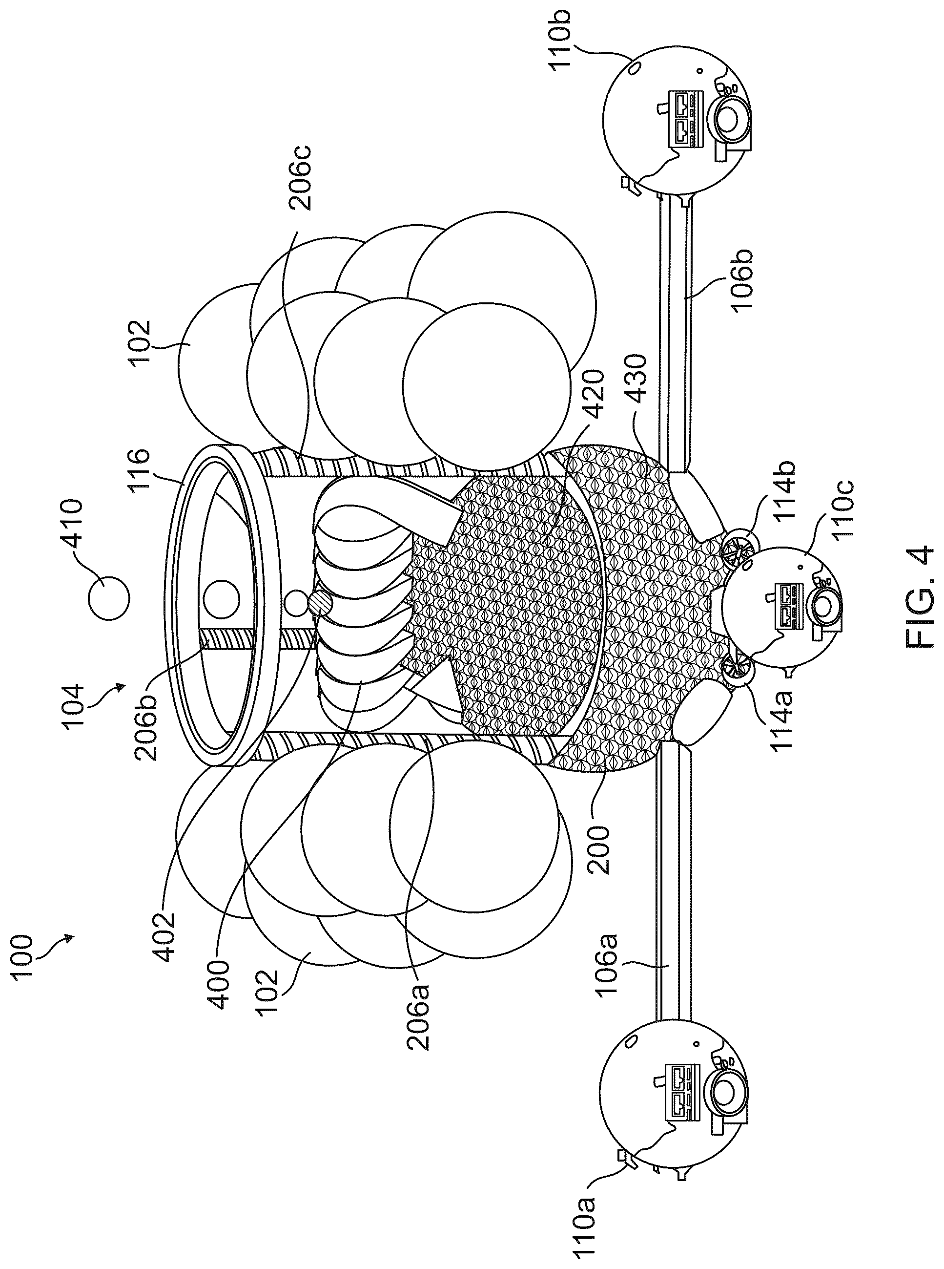 Patent US12304663 Figure 4 – System and method for a stratospheric aircraft