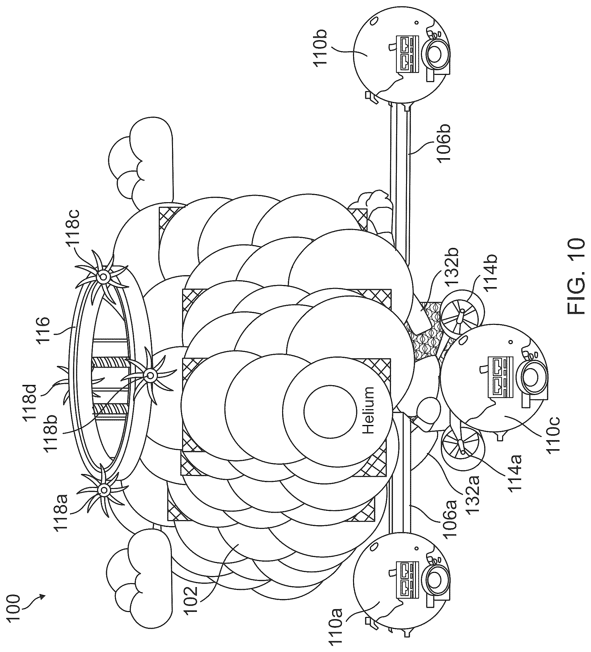 Patent US12304663 Figure 10 – System and method for a stratospheric aircraft