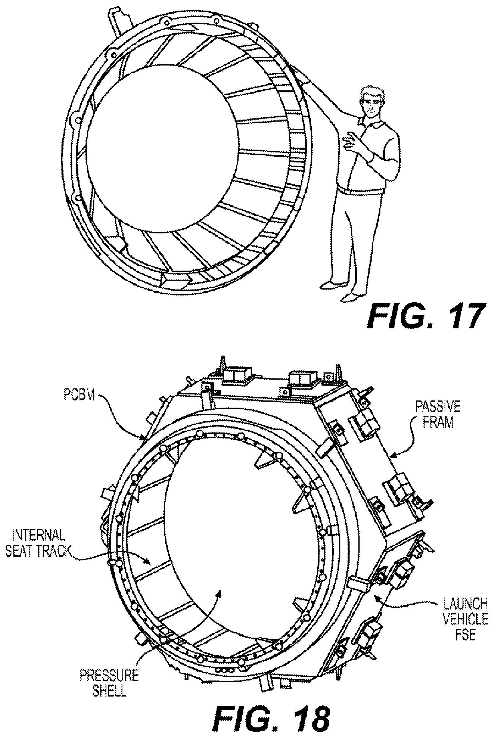 Patent US12304666 Figure 8 – Spacecraft systems airlock for international space station access and interface and methods of operation