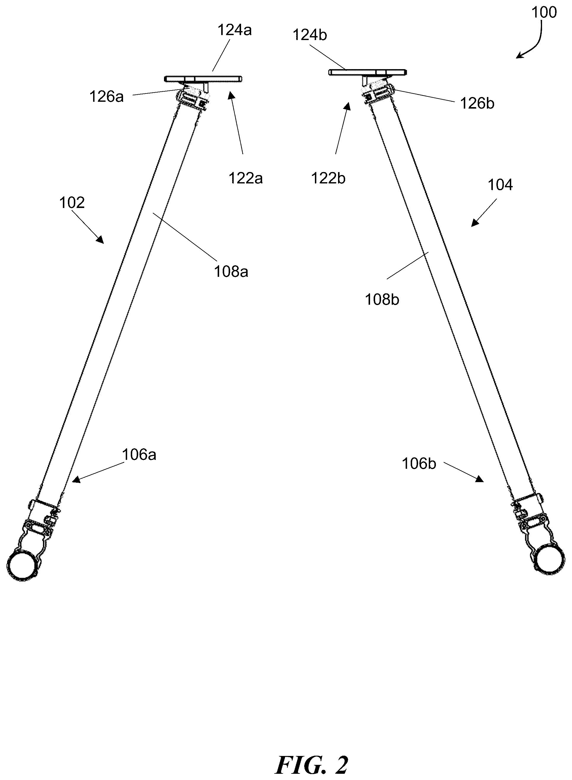 Patent US12304669 Figure 2 – Drone landing gear