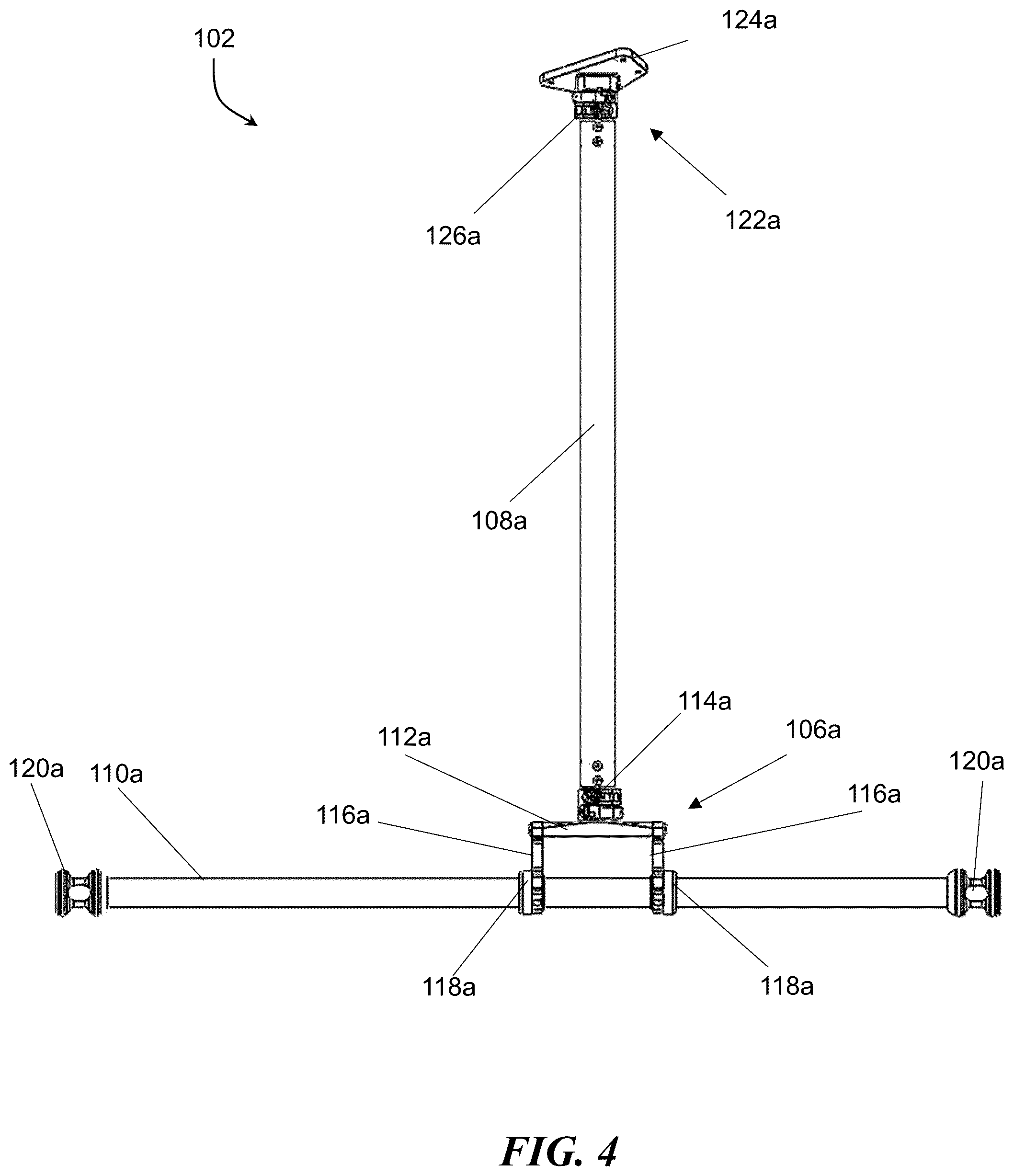 Patent US12304669 Figure 4 – Drone landing gear
