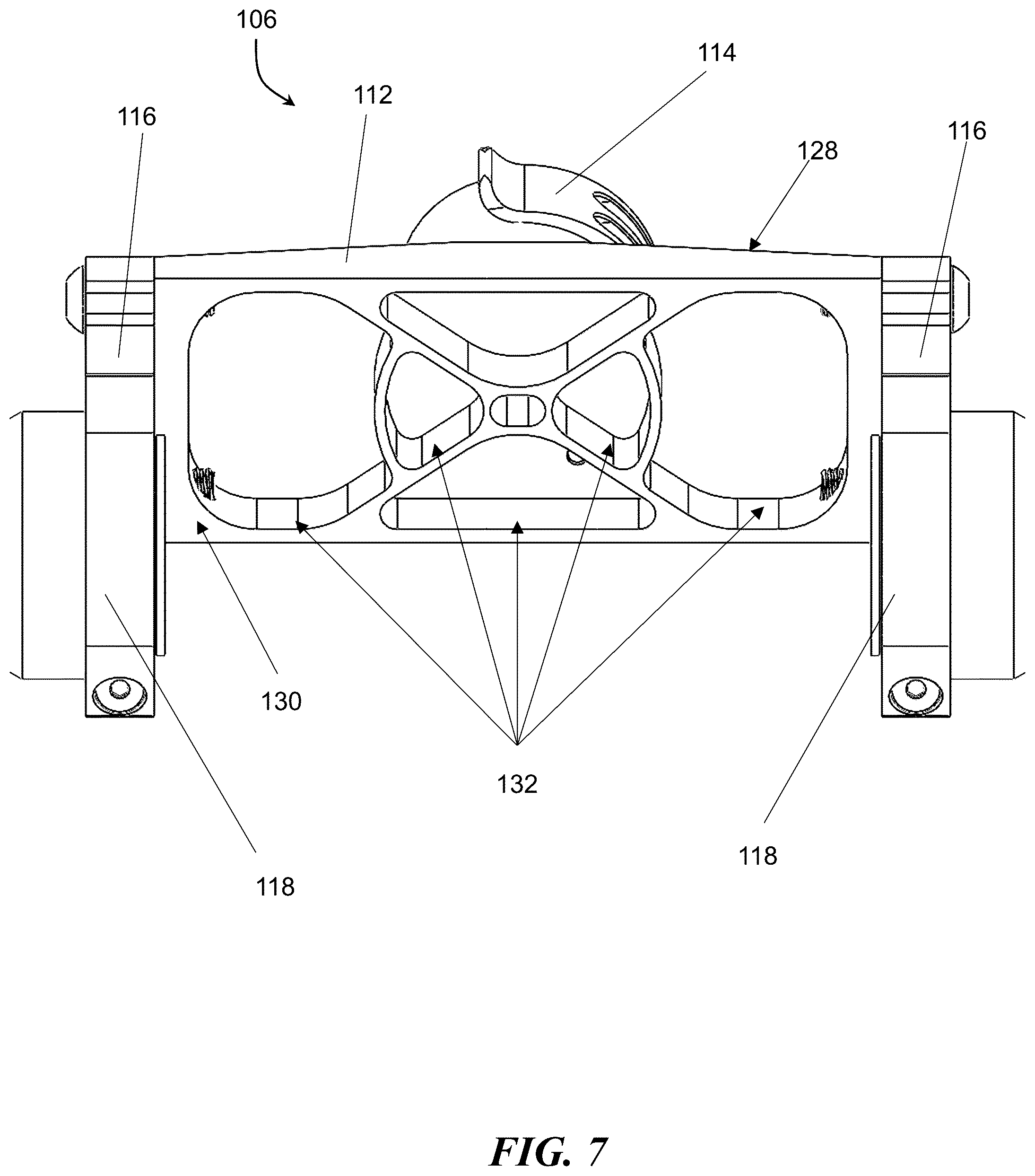 Patent US12304669 Figure 7 – Drone landing gear