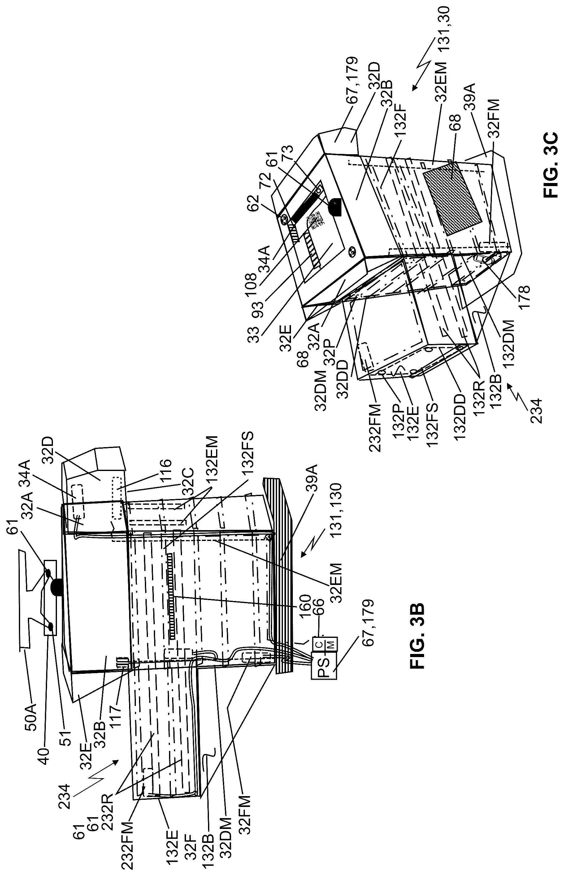 Patent US12304671 Figure 4 – Hot and cold section drone docking station temperature controlled device
