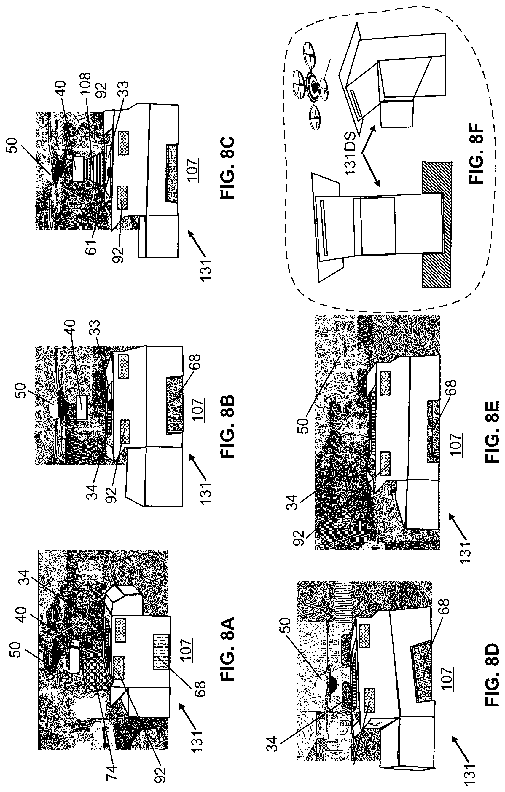 Patent US12304671 Figure 11 – Hot and cold section drone docking station temperature controlled device
