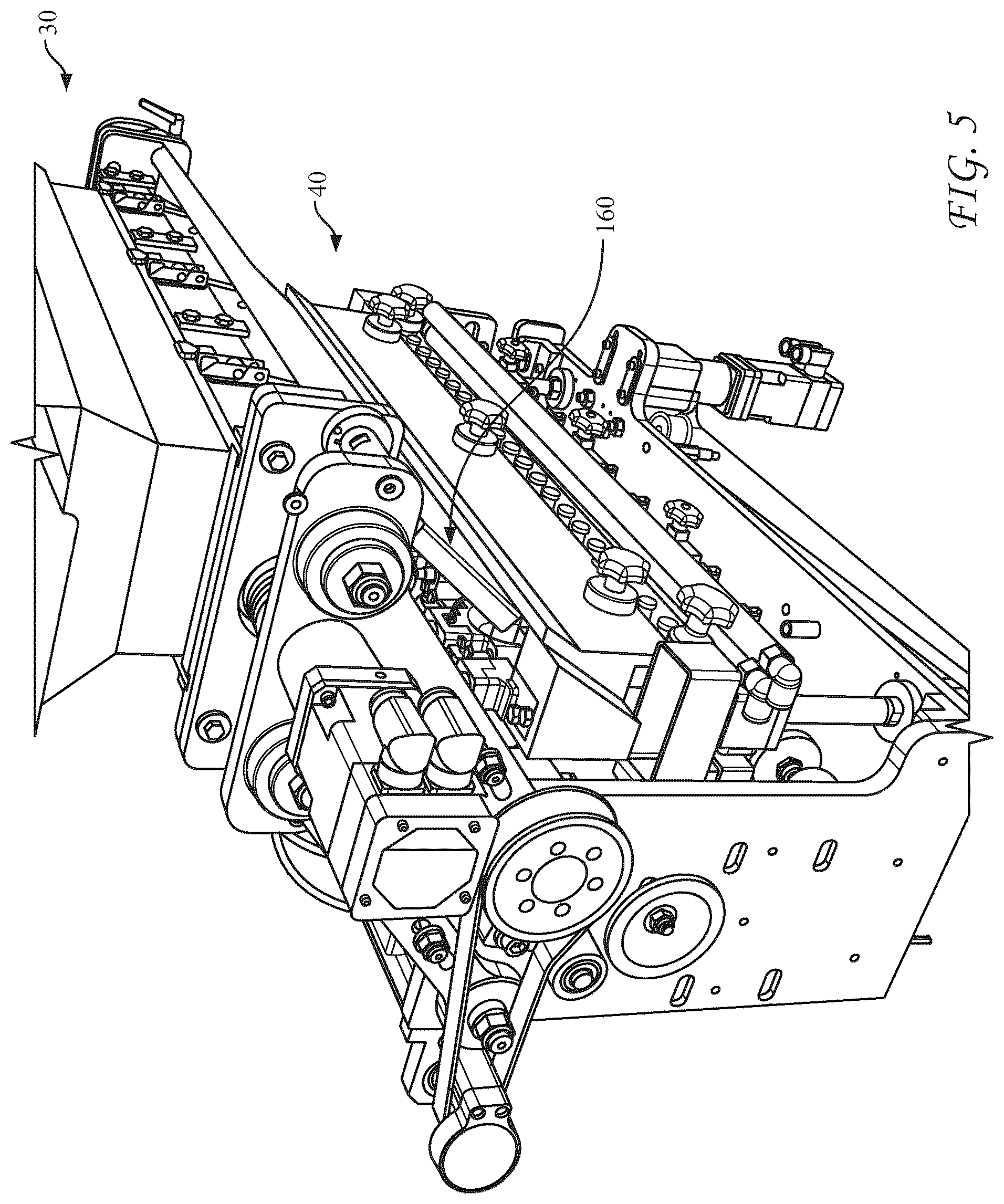 Patent US12304672 Figure 4 – Slide measuring system for filling pouches and associated method