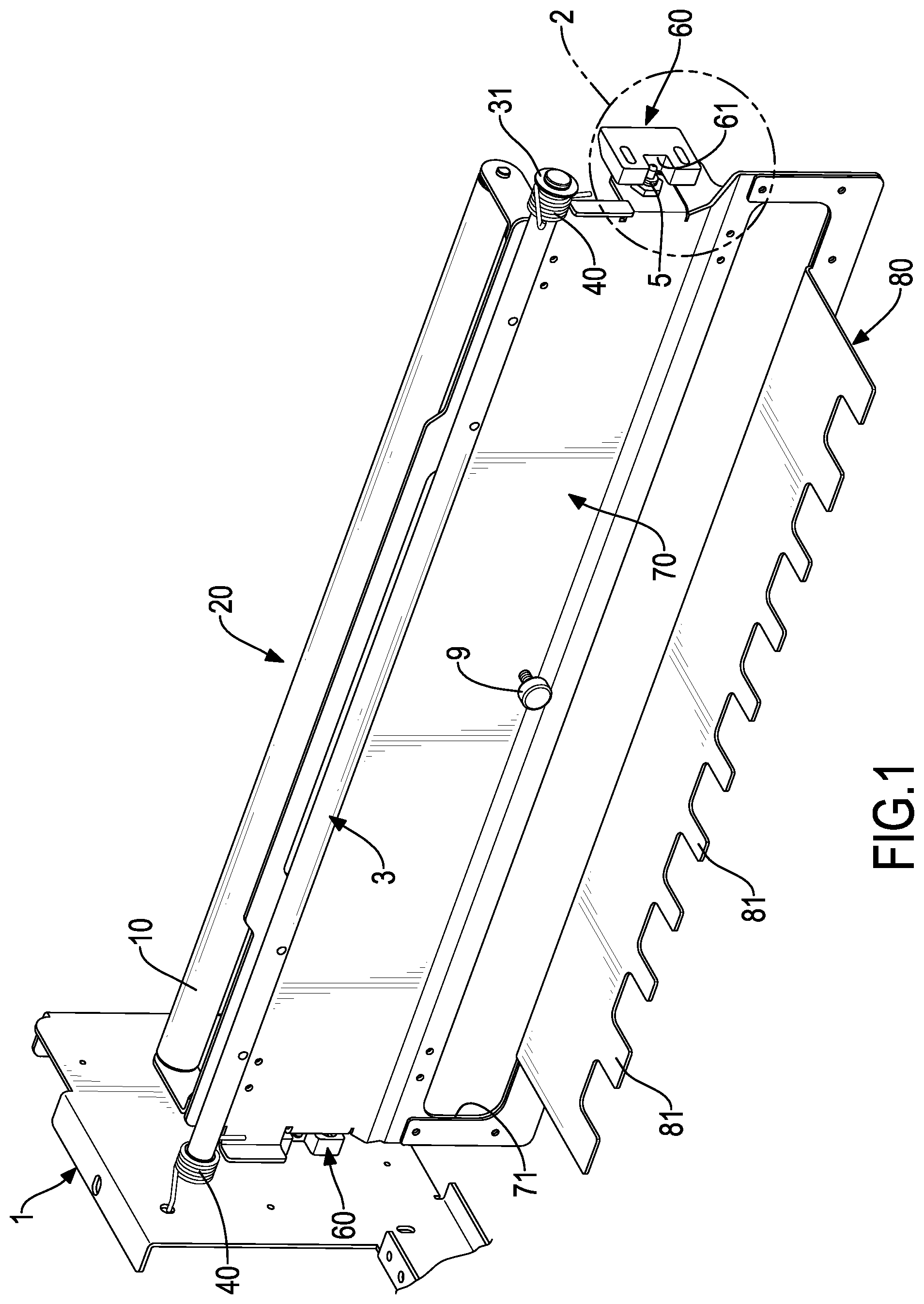 Patent US12304673 Figure 1 – Film wrapping machine and film leading device therefor