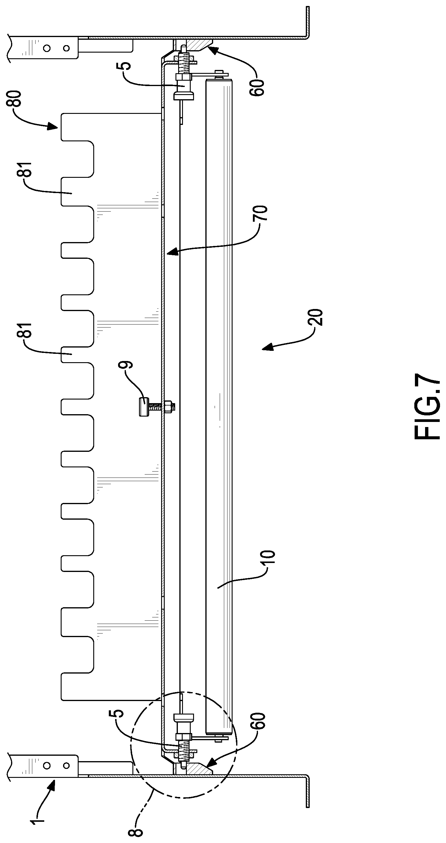 Patent US12304673 Figure 7 – Film wrapping machine and film leading device therefor