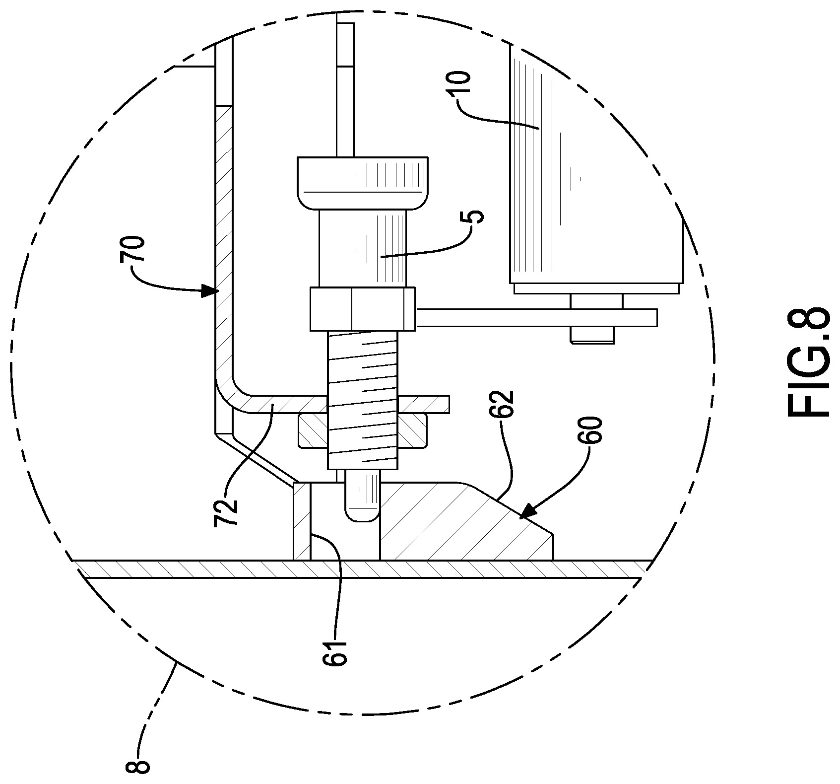 Patent US12304673 Figure 8 – Film wrapping machine and film leading device therefor