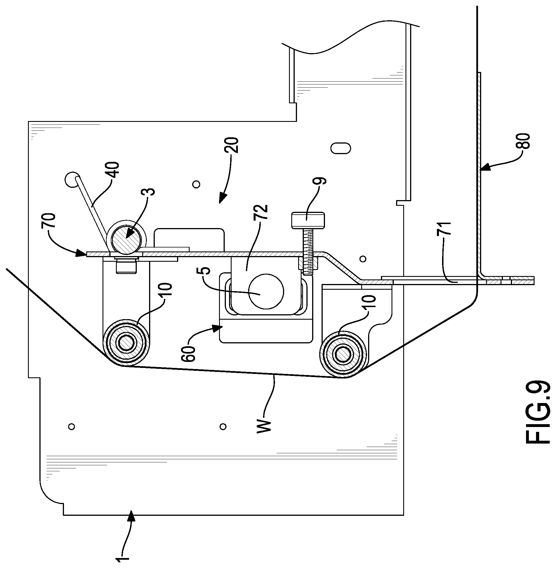 Patent US12304673 Figure 9 – Film wrapping machine and film leading device therefor