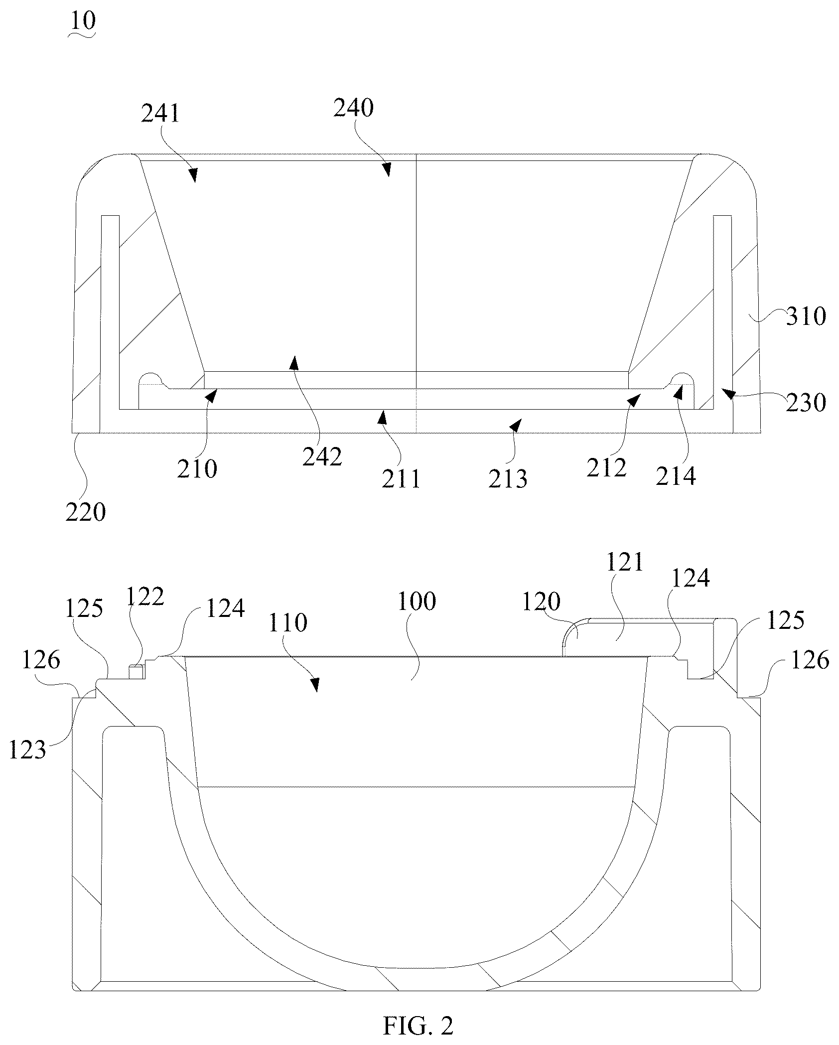 Patent US12304675 Figure 2 – Material encapsulation device