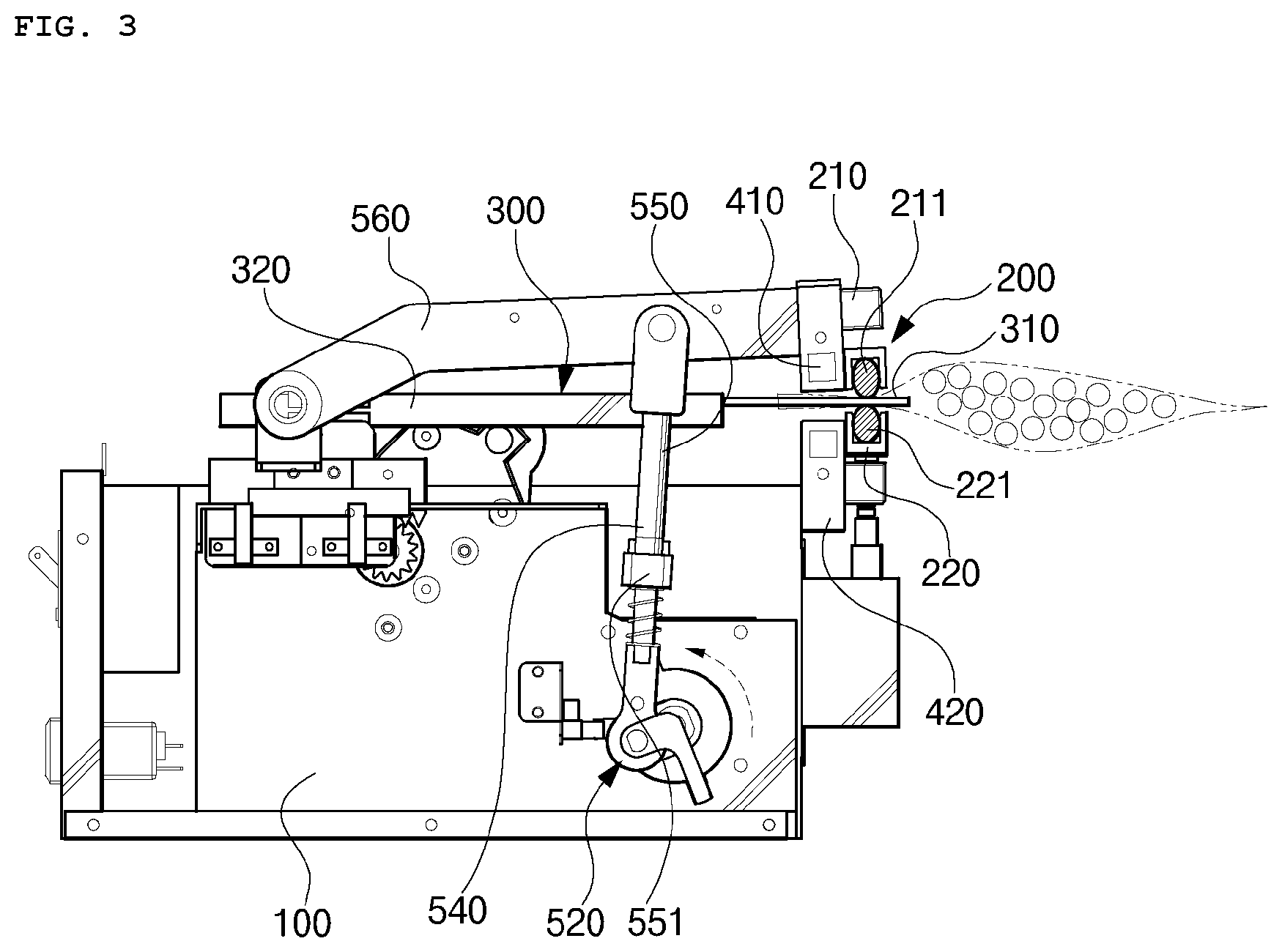 Patent US12304676 Figure 3 – Vacuum packaging device