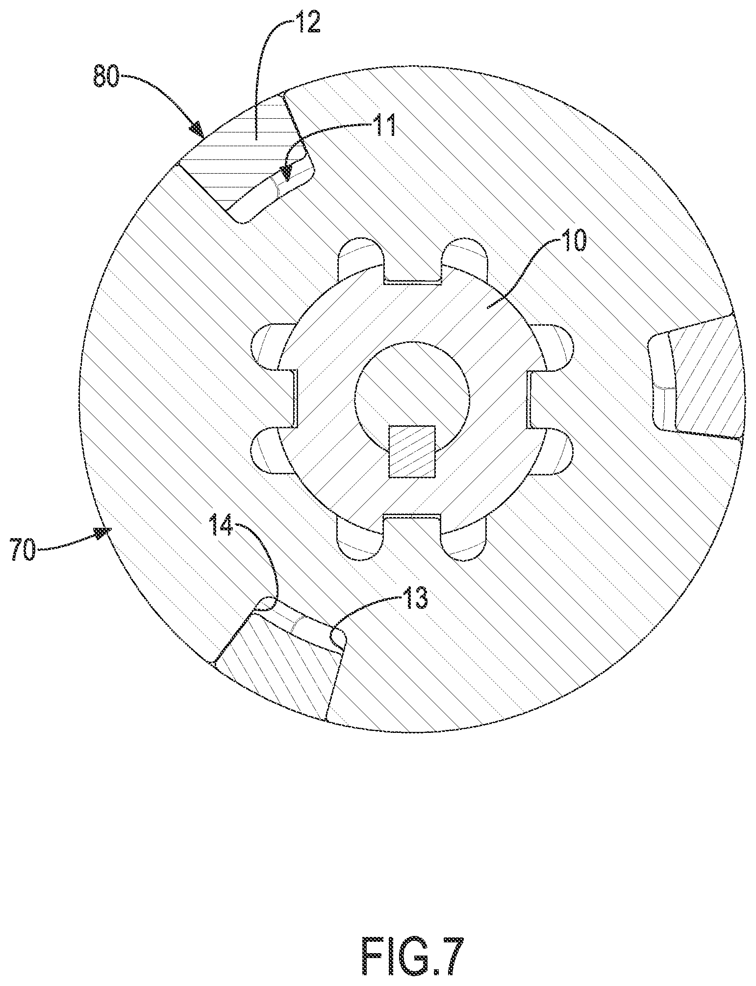 Patent US12304679 Figure 7 – Cushioning mechanism, heat sealing device, and film wrapping machine