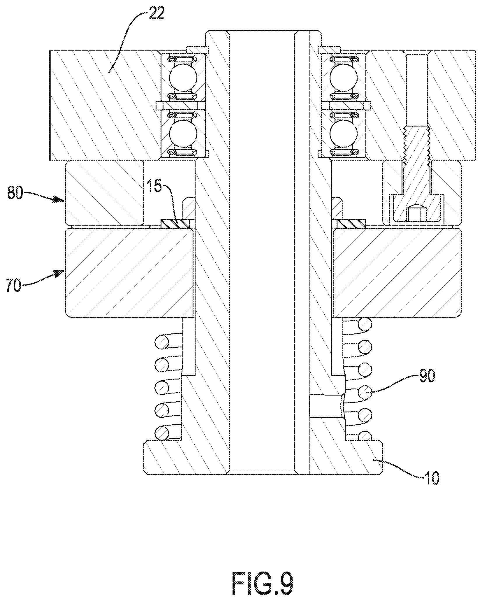 Patent US12304679 Figure 9 – Cushioning mechanism, heat sealing device, and film wrapping machine