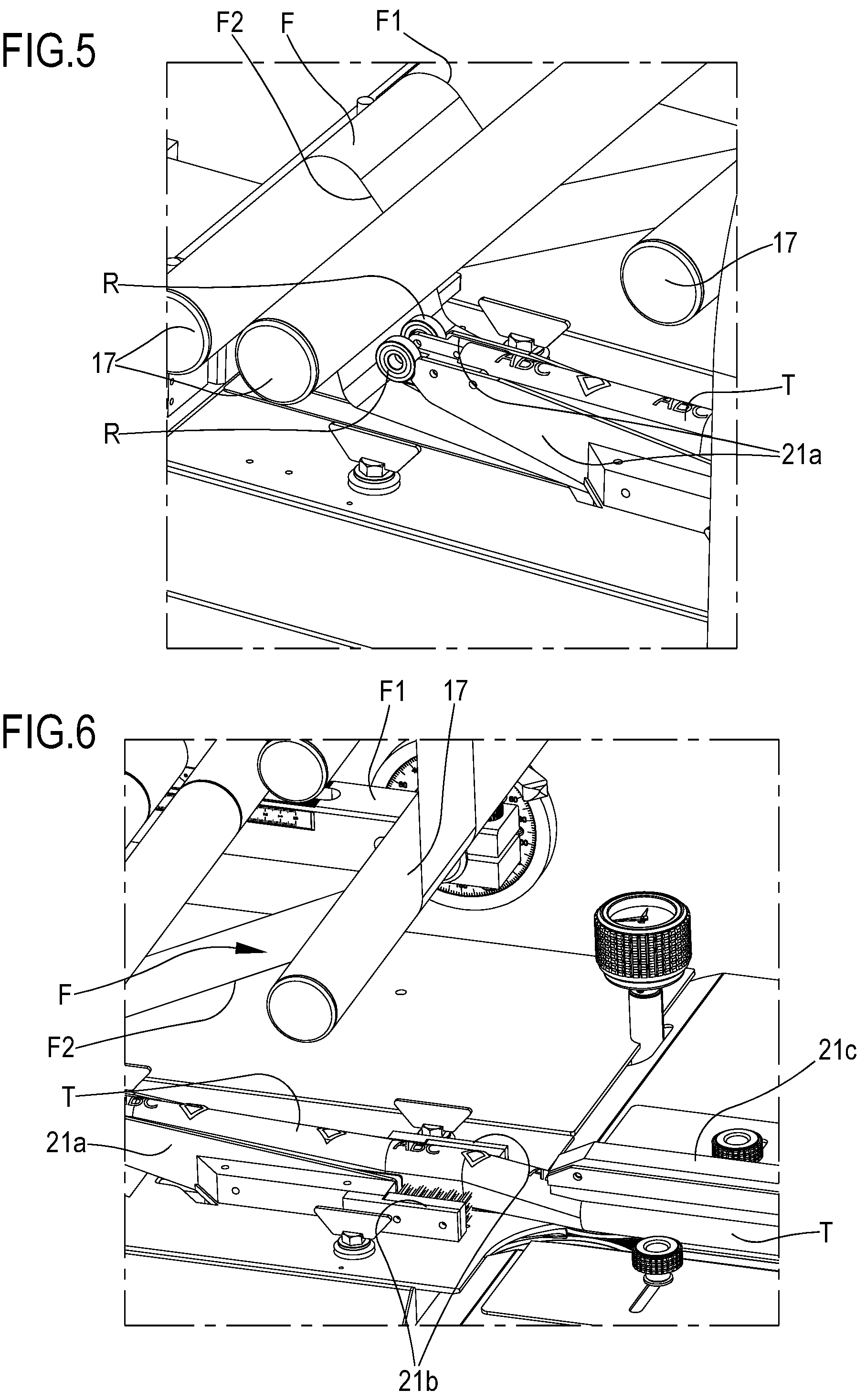Patent US12304682 Figure 4 – Horizontal packaging machine with adjustable cut-sew group