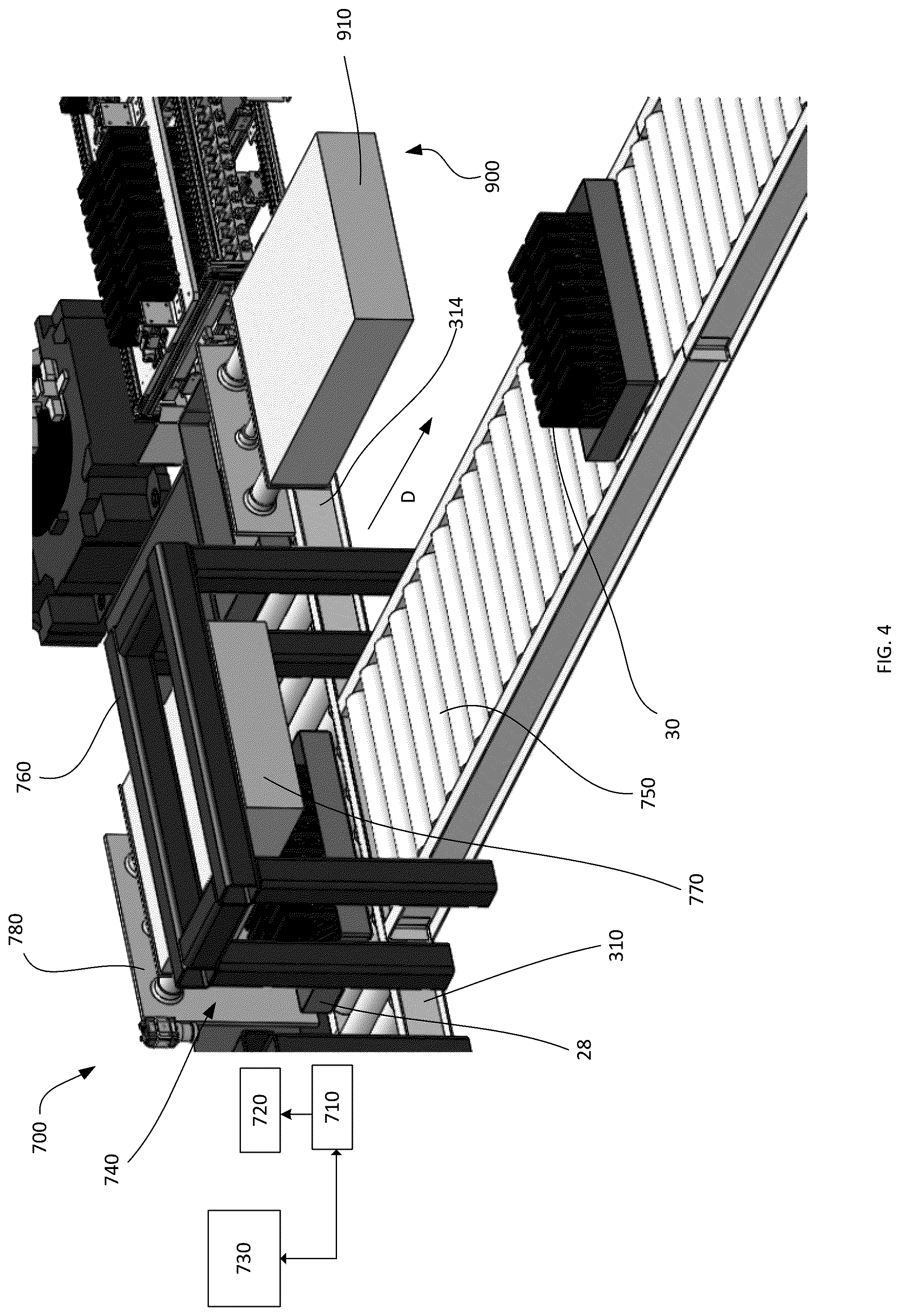 Patent US12304683 Figure 6 – Hard disk drive transformation from OEM packaging to automation friendly containers