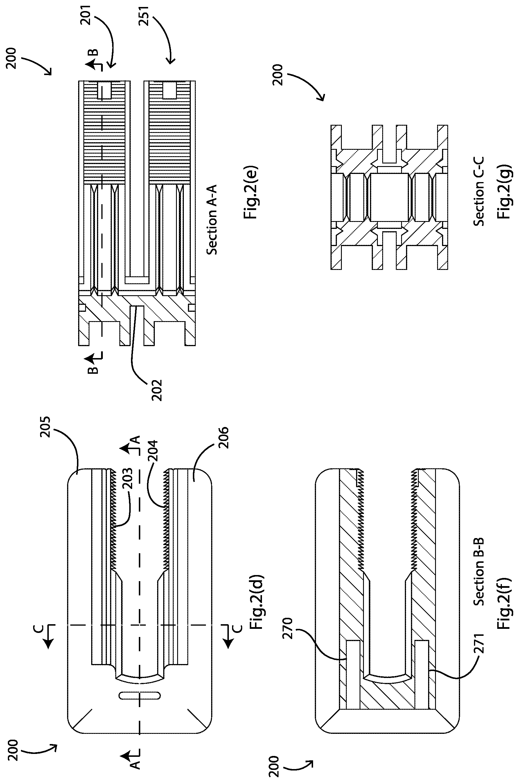 Patent US12304684 Figure 3 – Liner crimp device