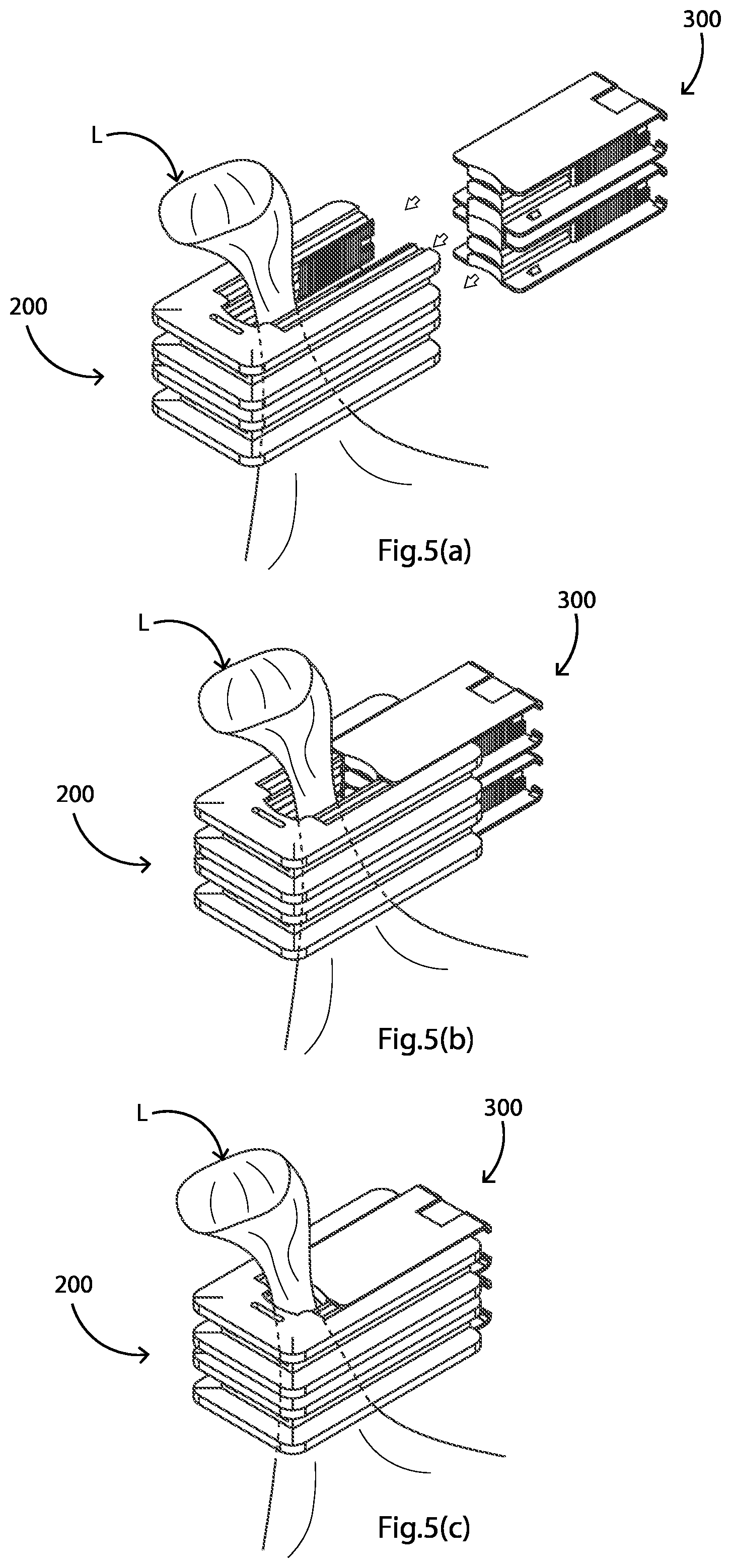 Patent US12304684 Figure 7 – Liner crimp device