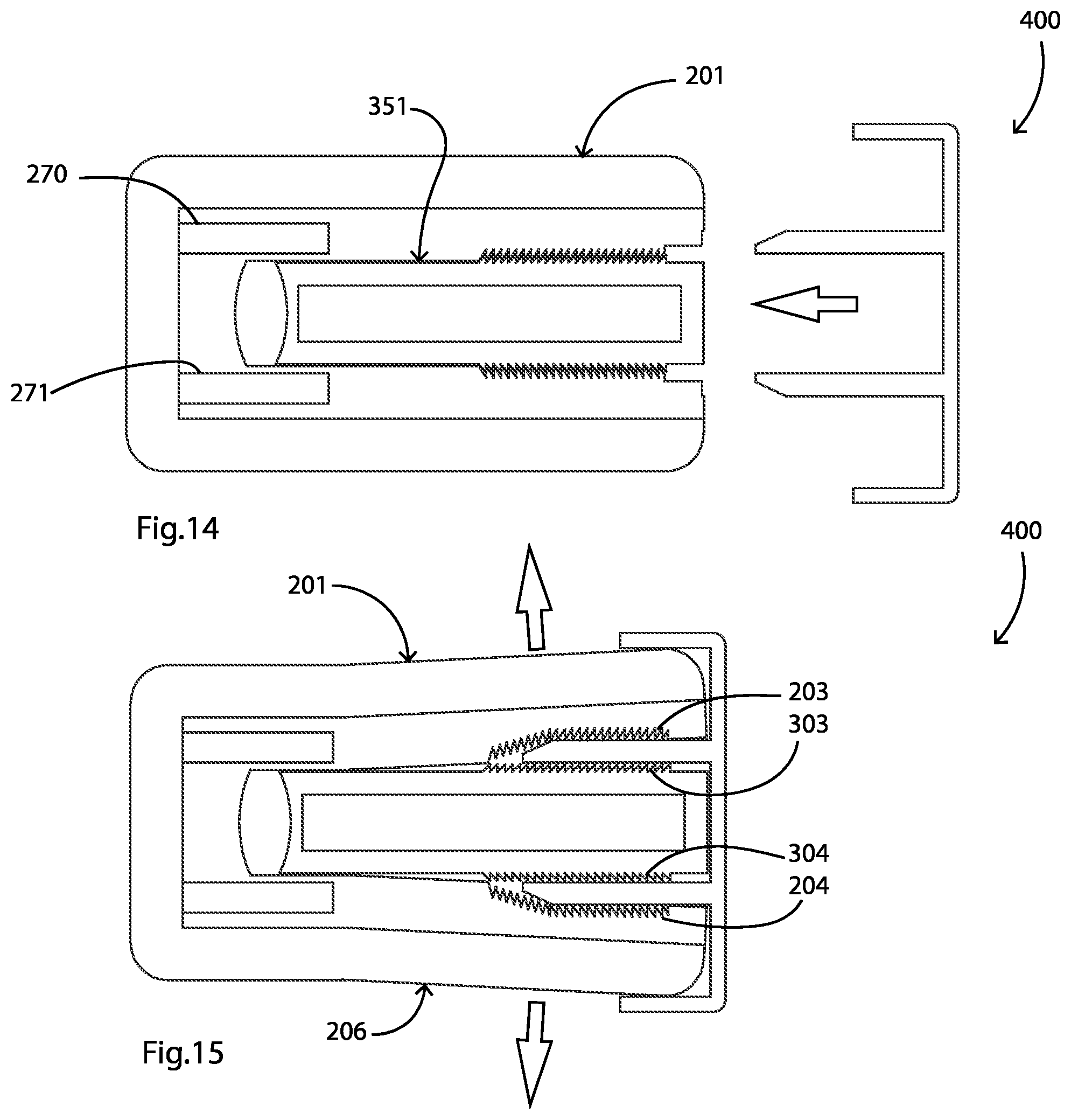 Patent US12304684 Figure 11 – Liner crimp device