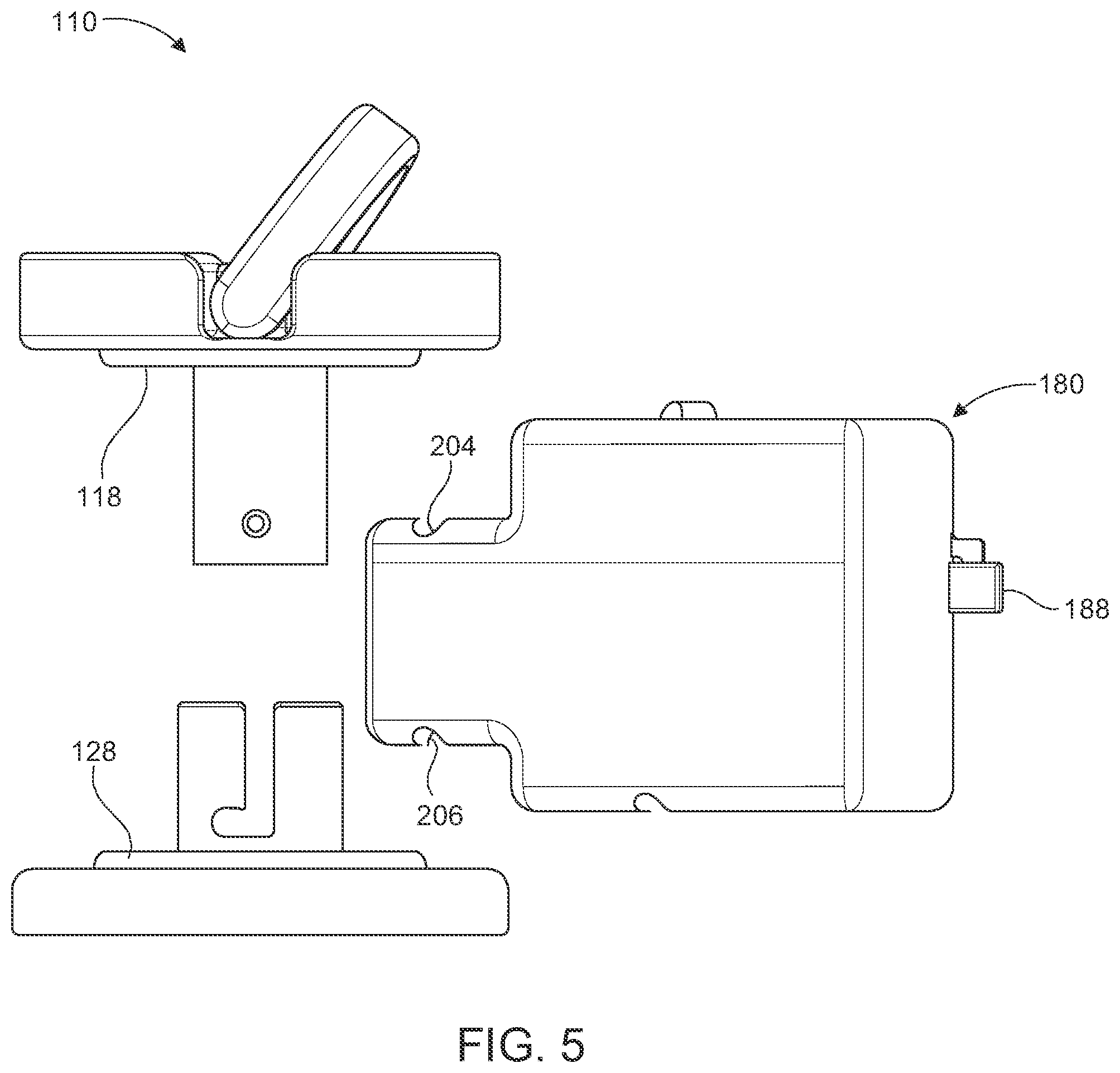 Patent US12304693 Figure 5 – Portable container system