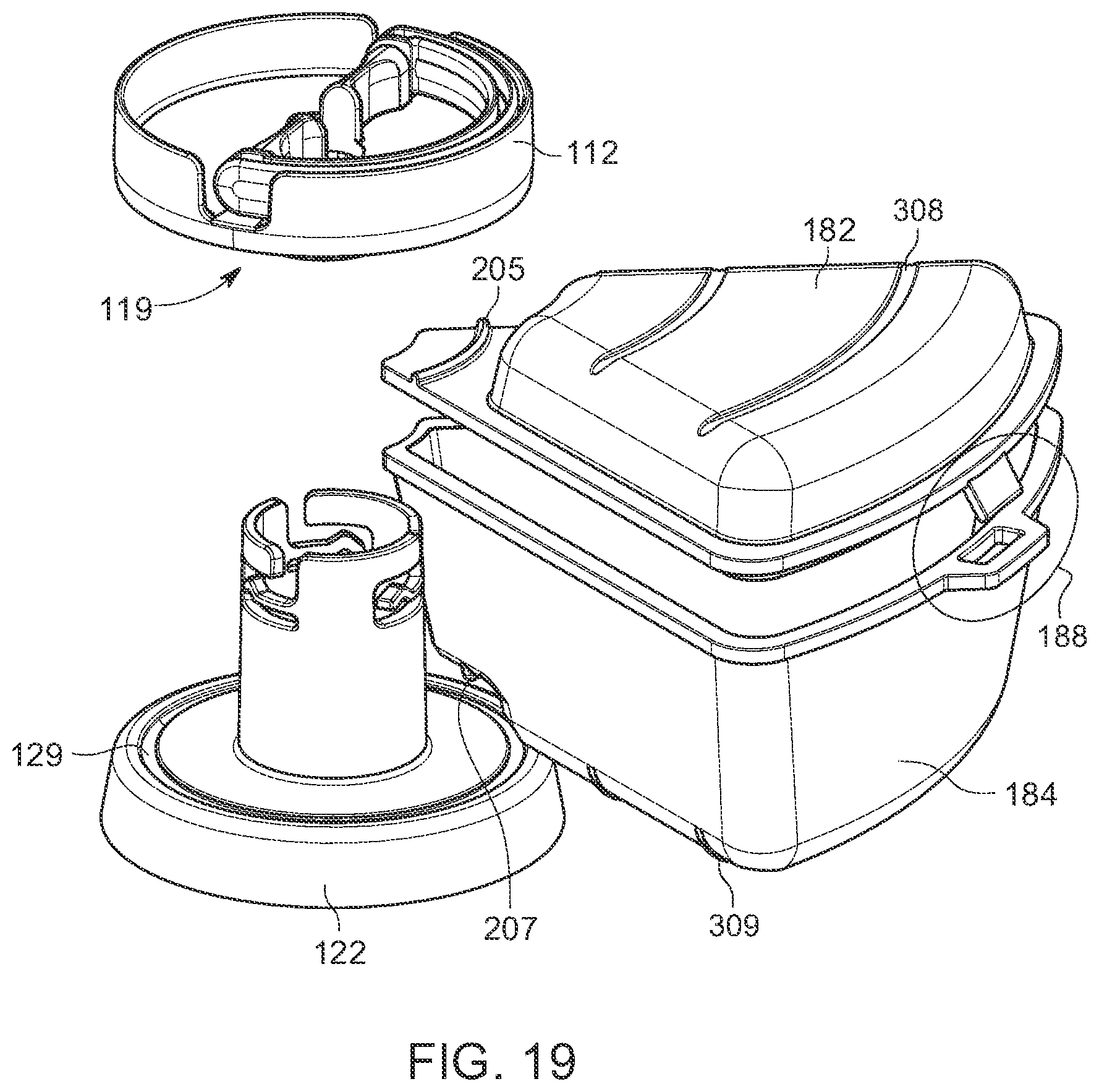 Patent US12304693 Figure 17 – Portable container system