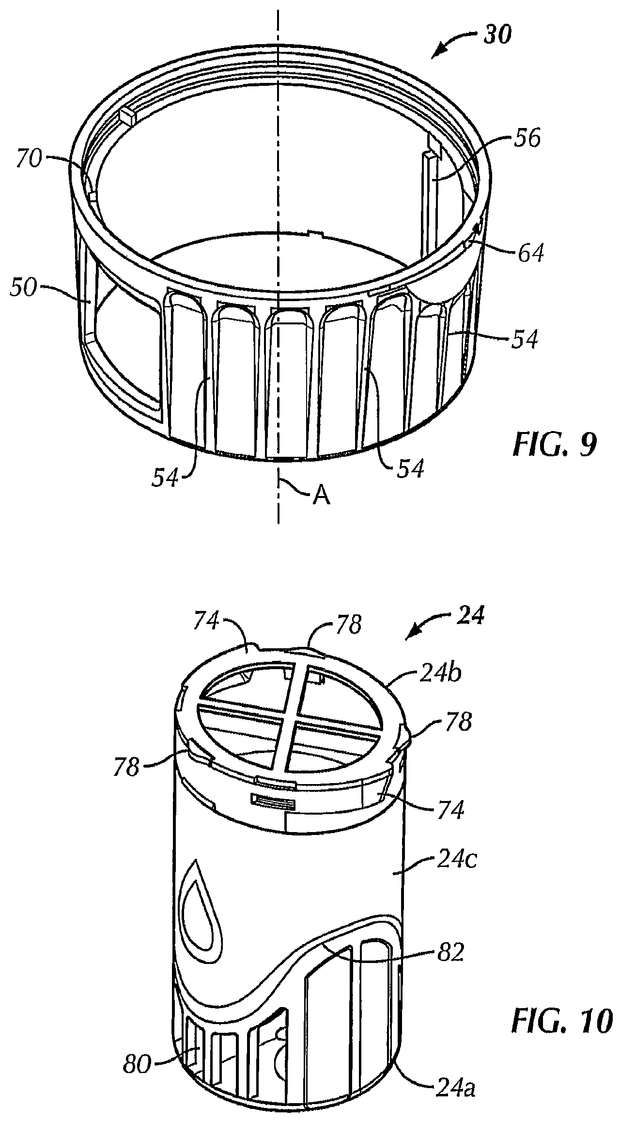 Patent US12304696 Figure 8 – Water bottle