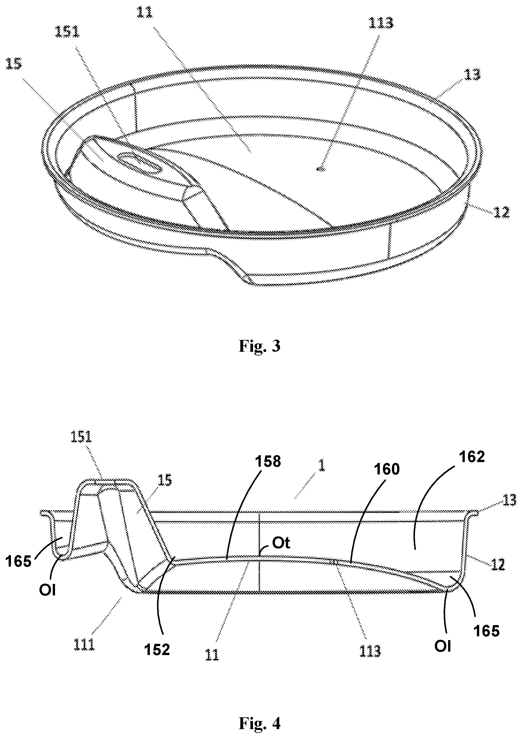 Patent US12304699 Figure 2 – Sunken-type cup lid