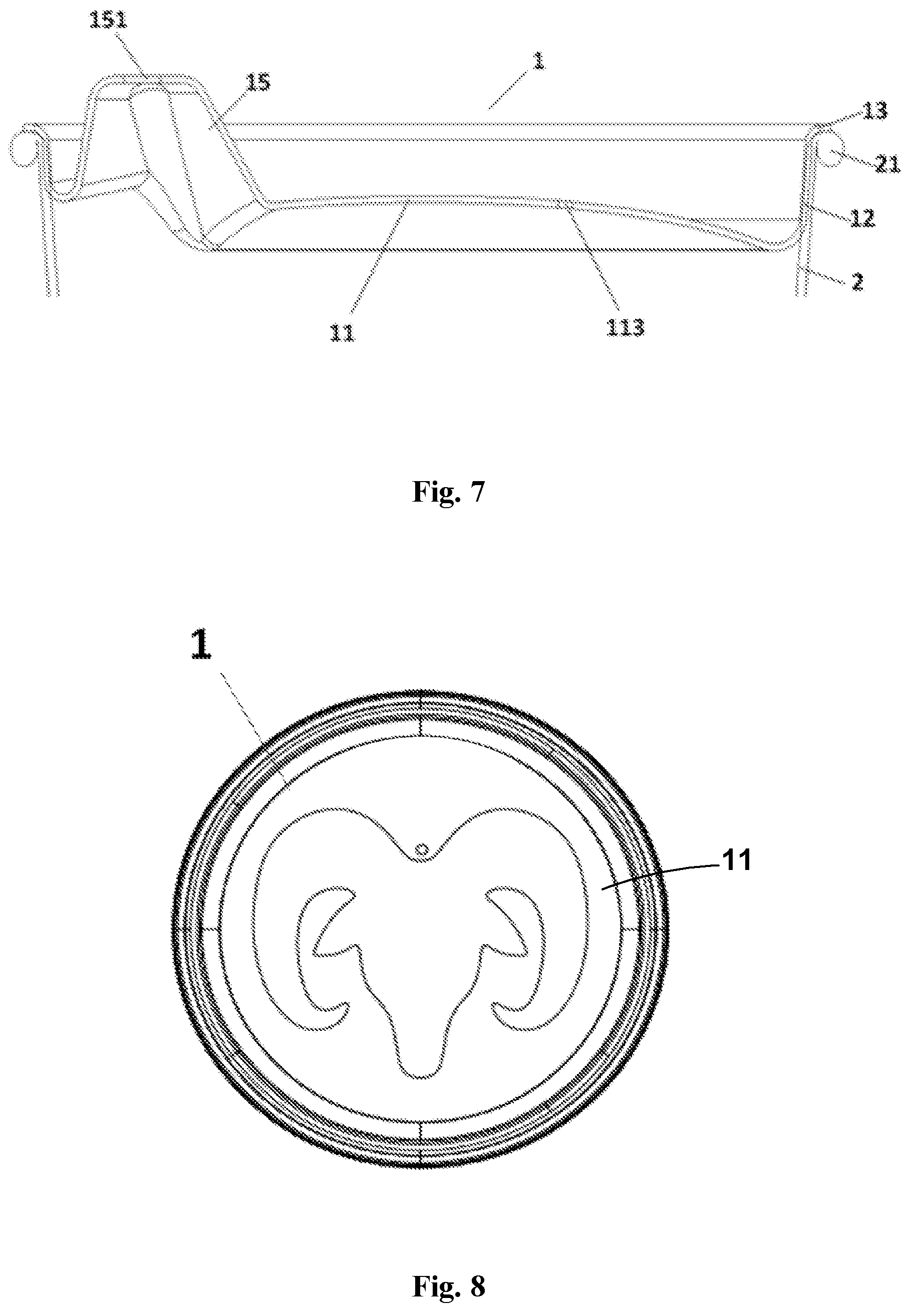 Patent US12304699 Figure 4 – Sunken-type cup lid