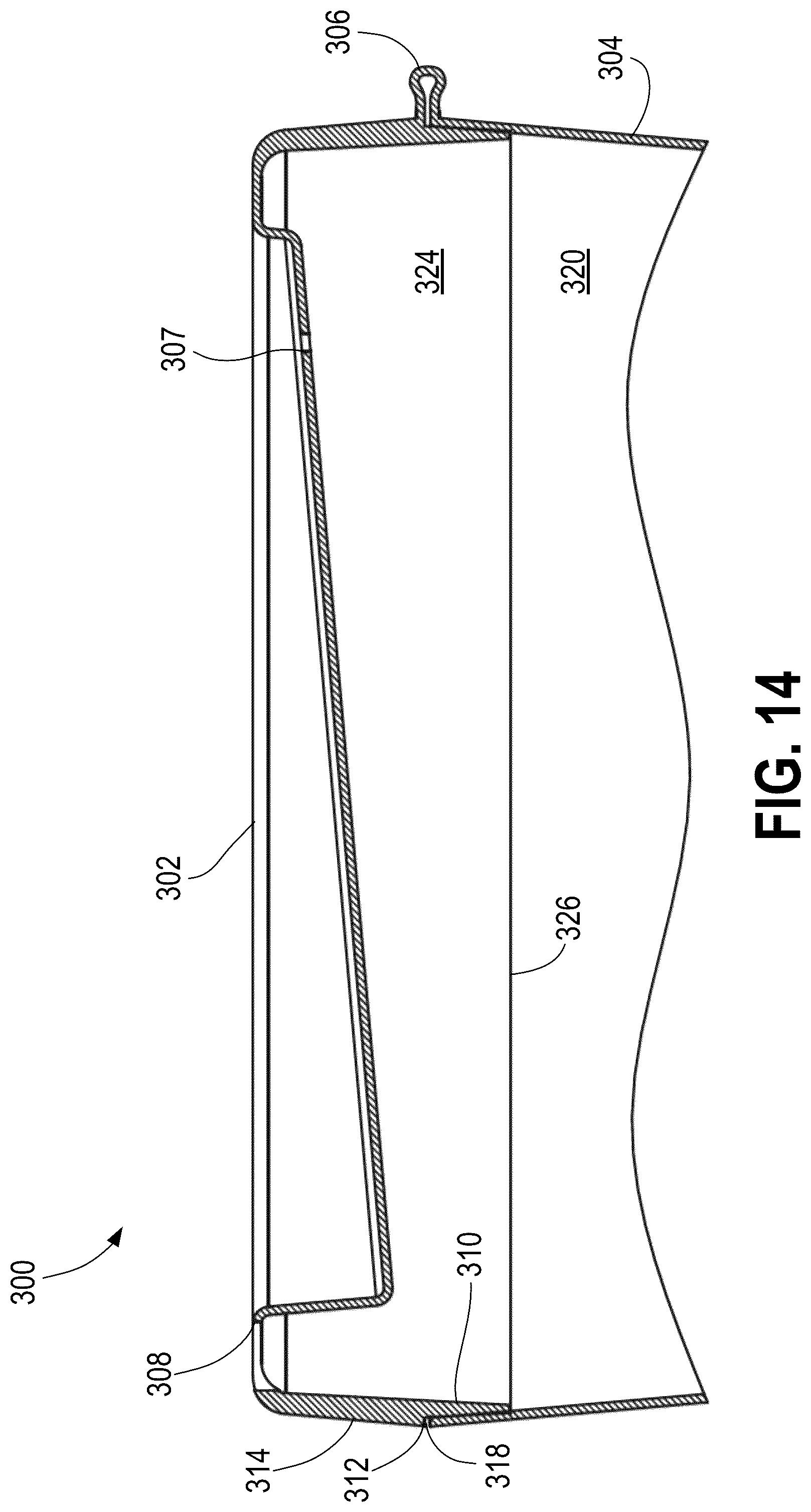 Patent US12304701 Figure 11 – Recyclable coffee cup with integrated lid
