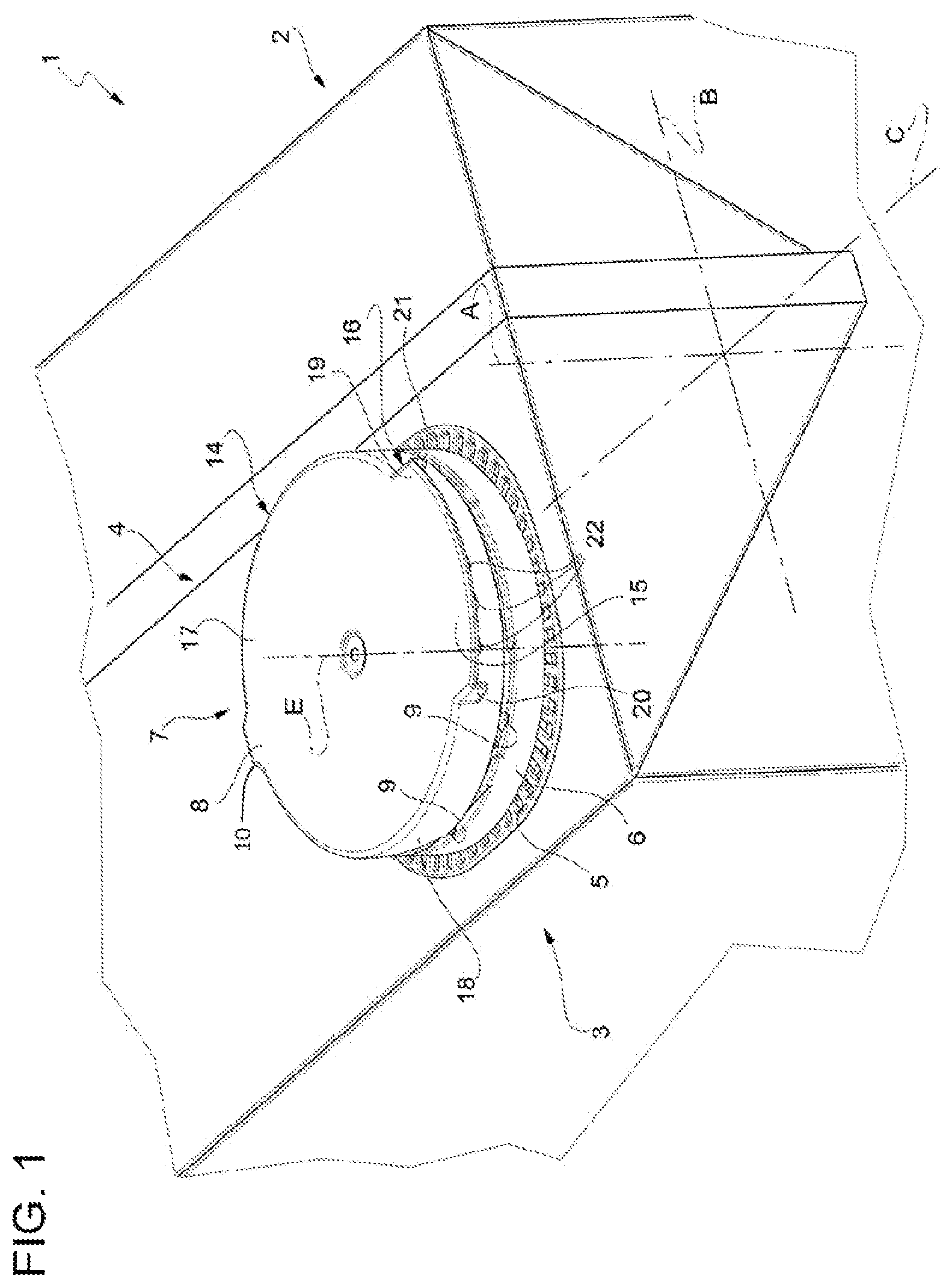 Patent US12304702 Figure 1 – Lid assembly for a container, container having a lid assembly and method of coupling a lid assembly to a spout