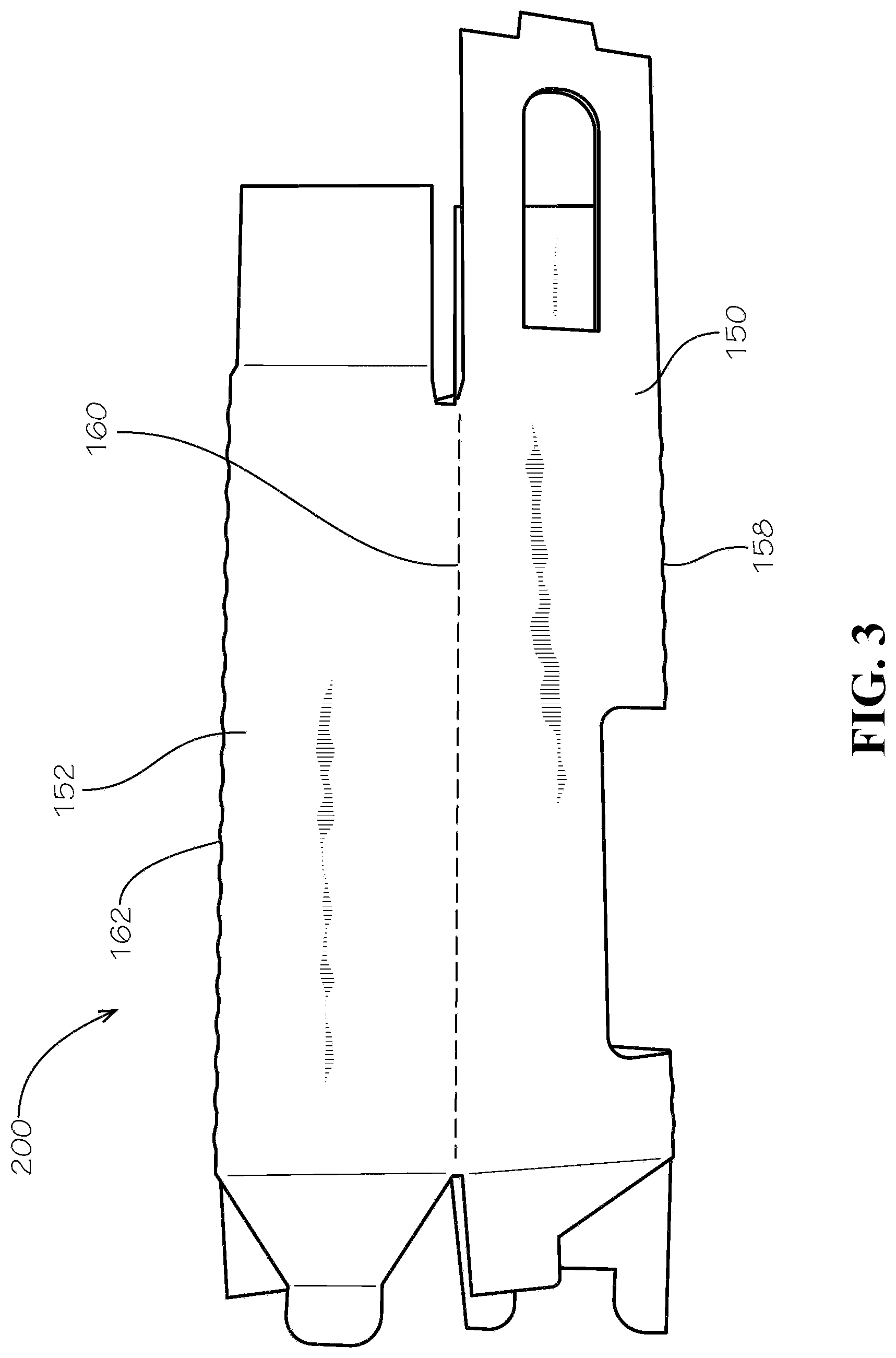 Patent US12304705 Figure 3 – One- and two-pack beverage box