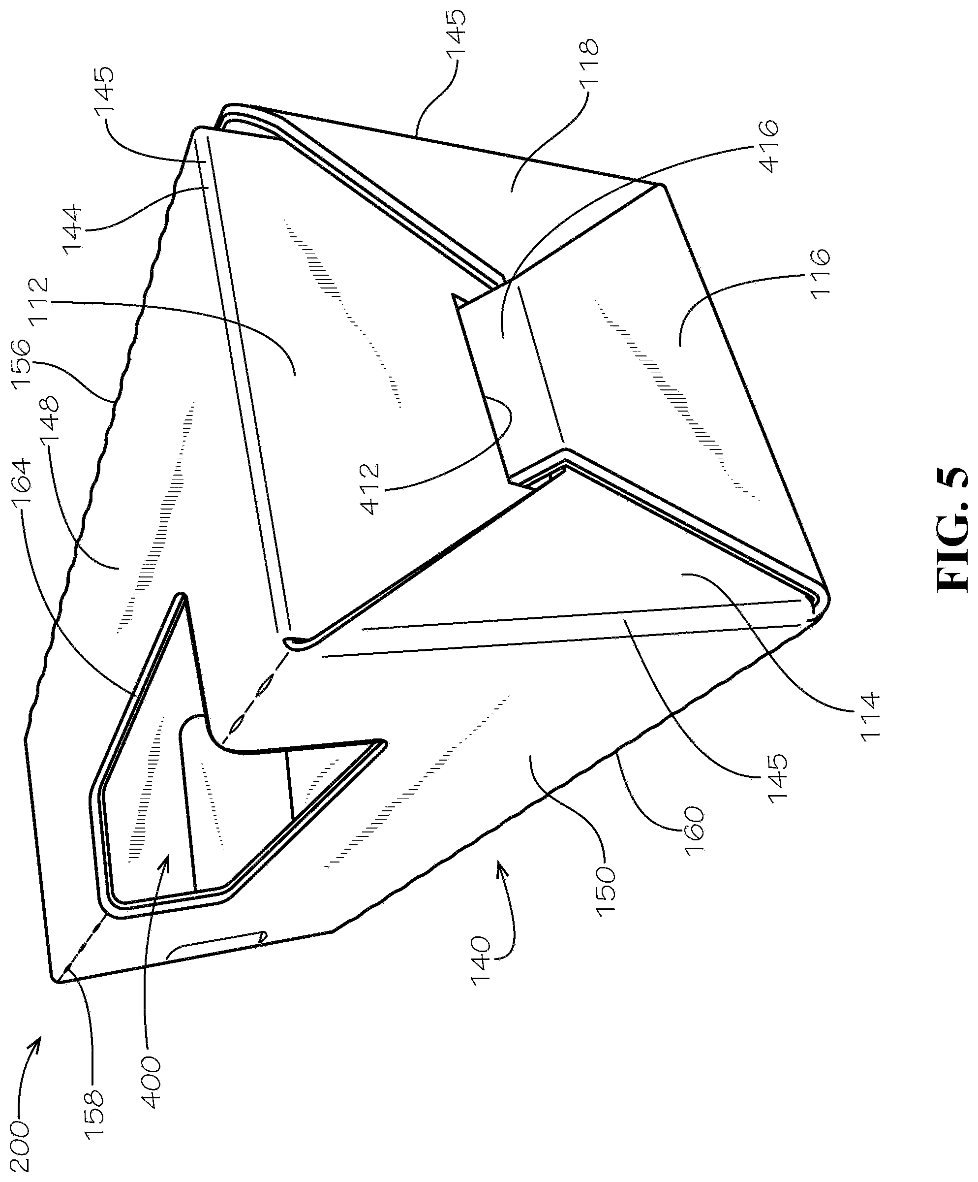 Patent US12304705 Figure 5 – One- and two-pack beverage box