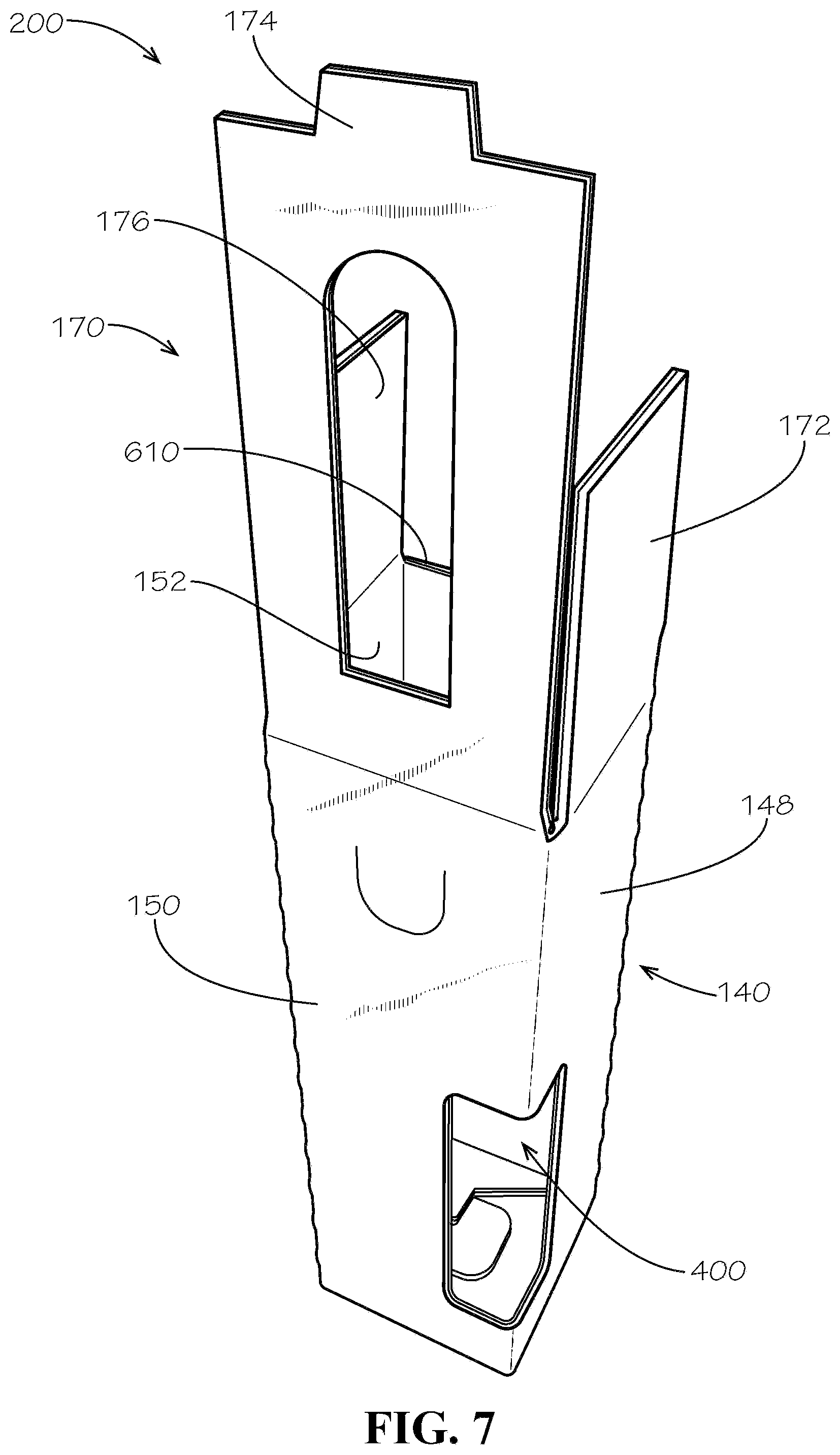 Patent US12304705 Figure 7 – One- and two-pack beverage box
