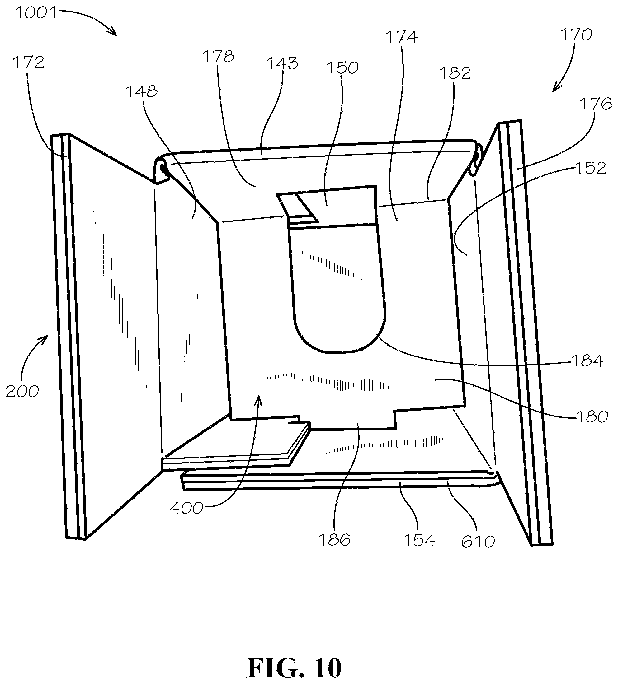 Patent US12304705 Figure 10 – One- and two-pack beverage box