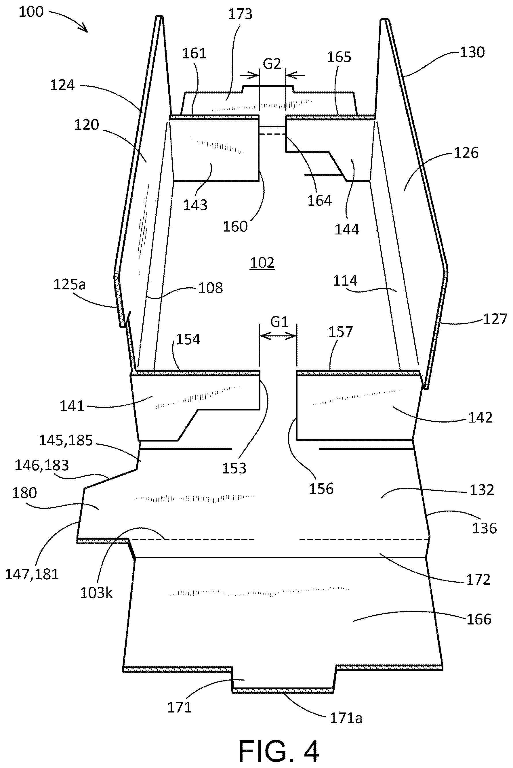 Patent US12304706 Figure 5 – Collapsible tray and methods therefor