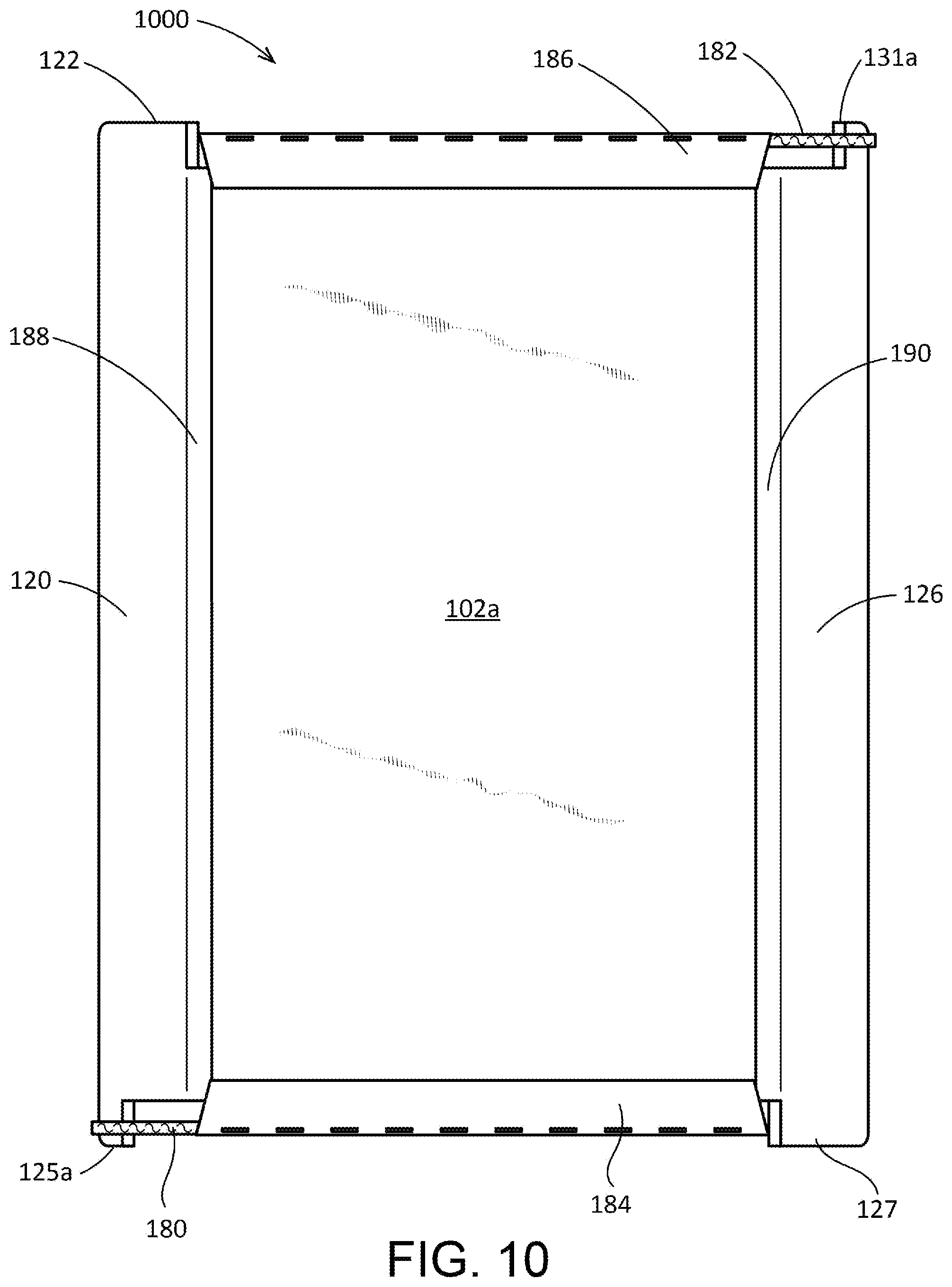 Patent US12304706 Figure 11 – Collapsible tray and methods therefor