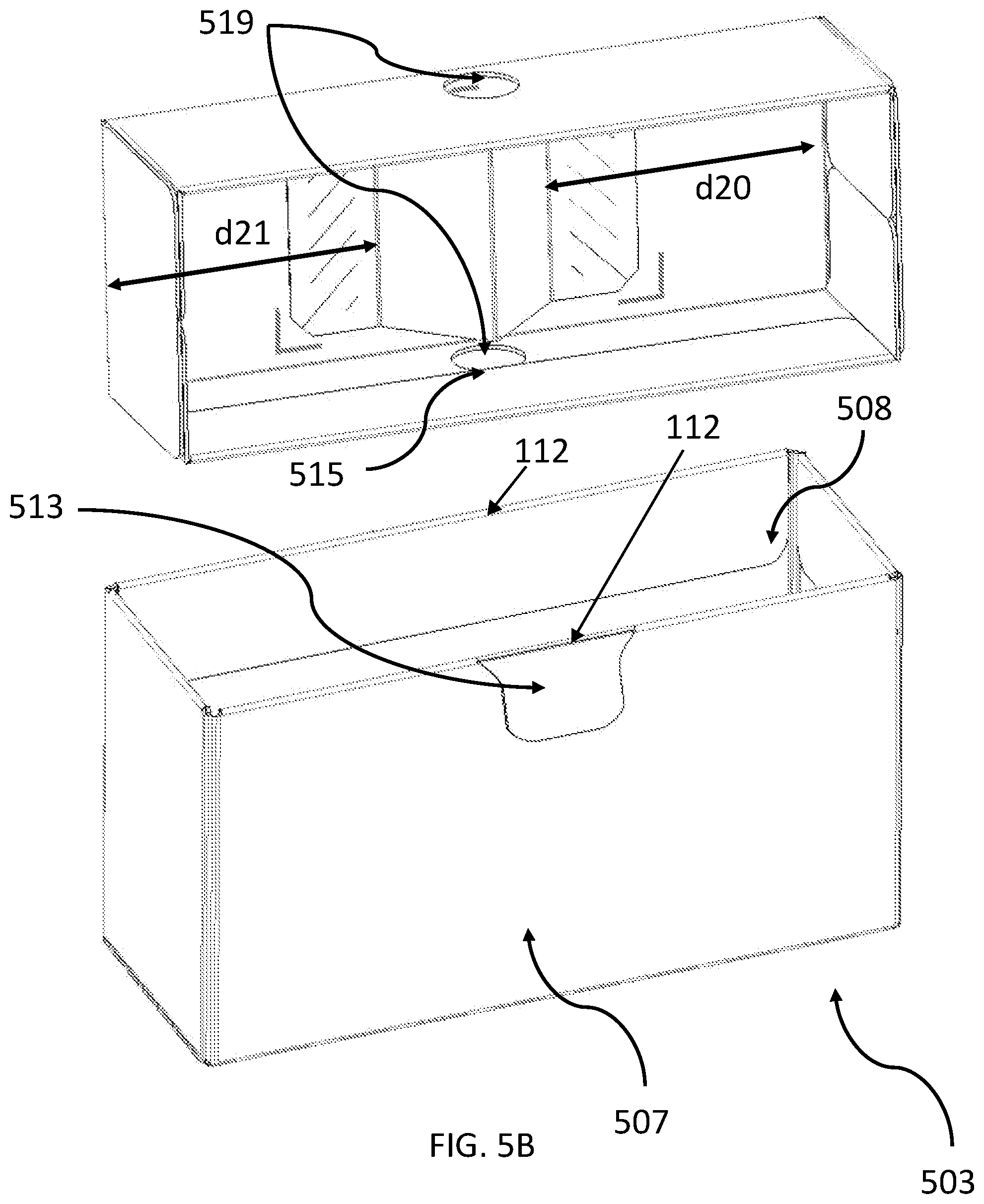 Patent US12304707 Figure 9 – Detergent product container with lock
