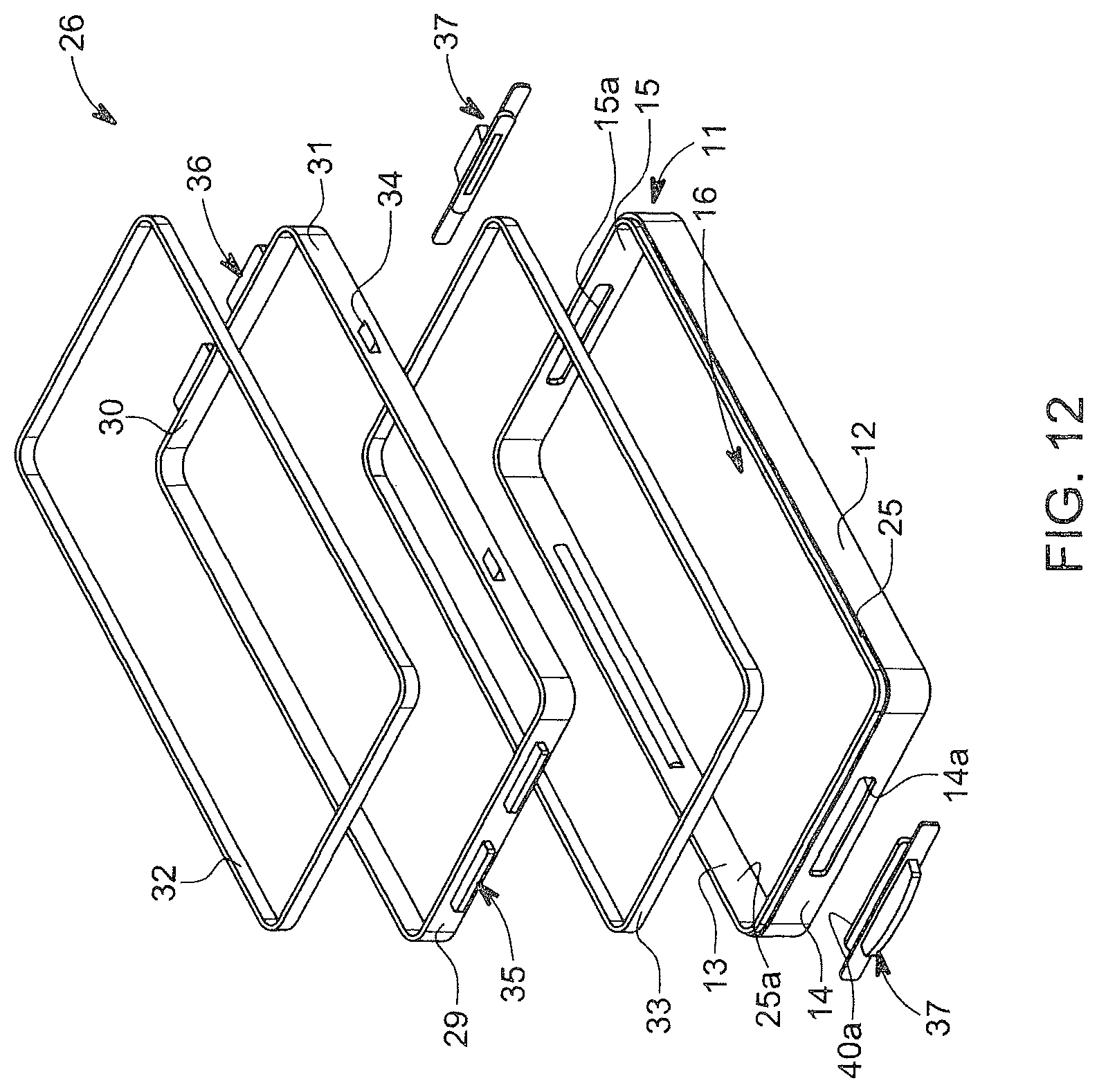 Patent US12304708 Figure 6 – Child resistant enclosure