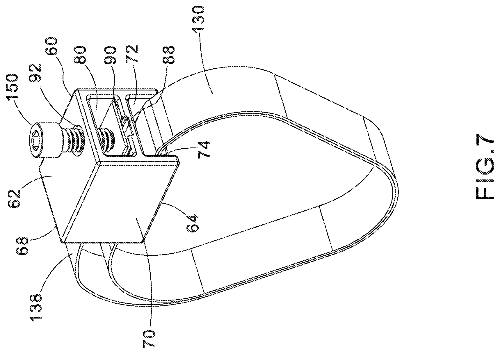 Patent US12304711 Figure 7 – Bi-level metal locking cleat