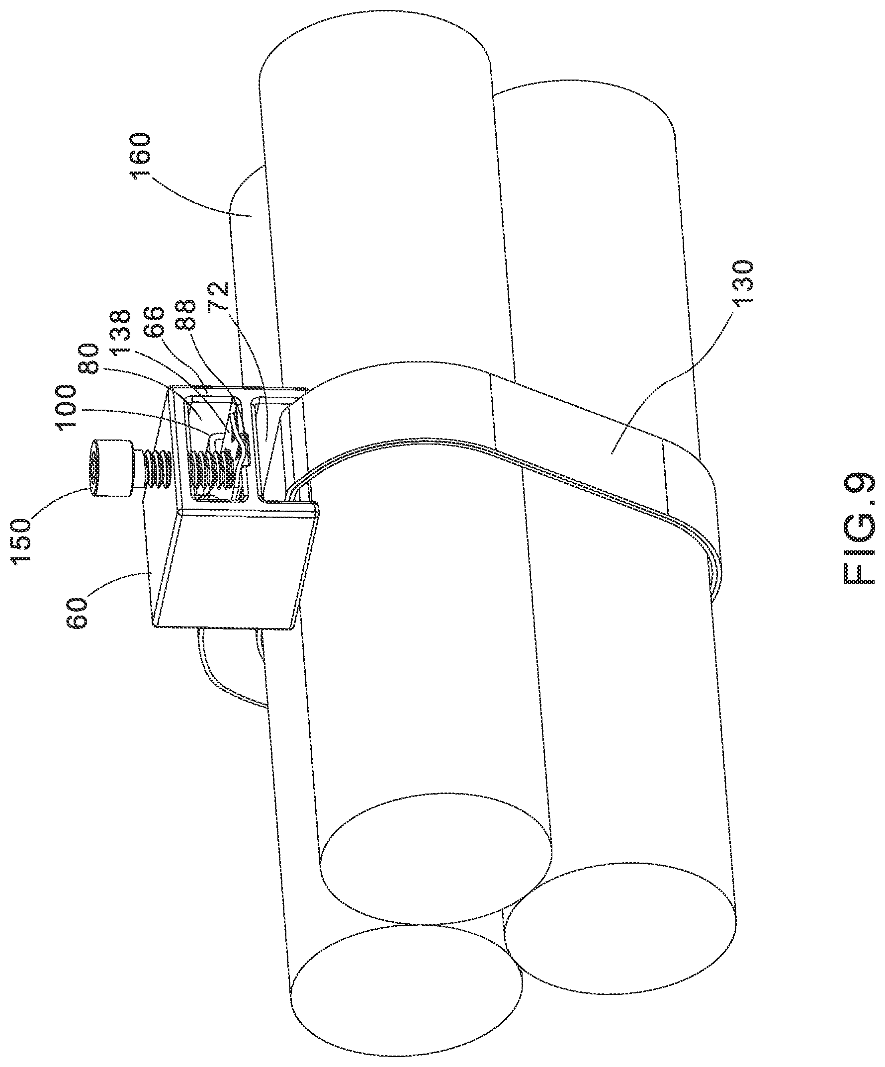 Patent US12304711 Figure 9 – Bi-level metal locking cleat