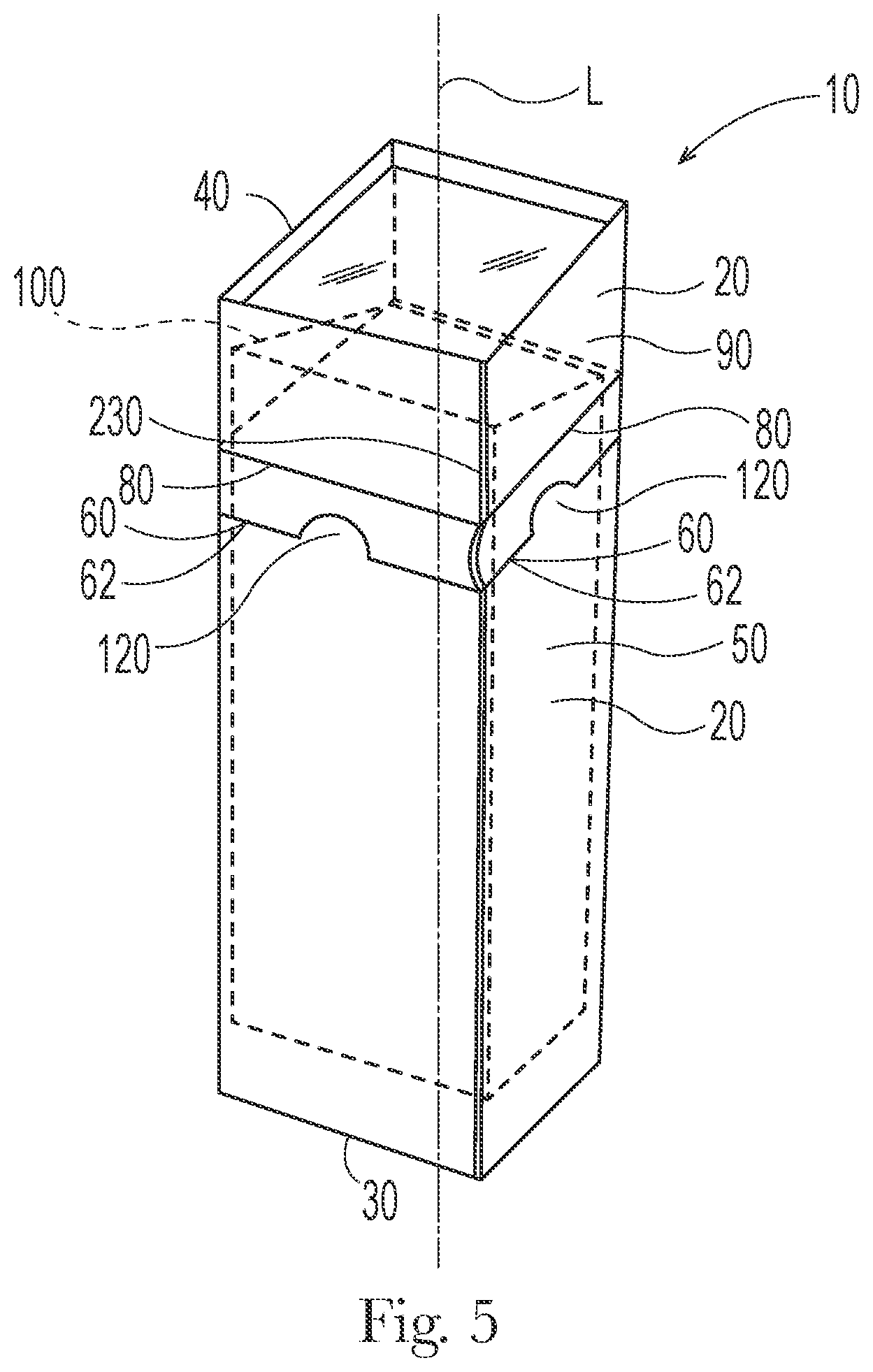 Patent US12304714 Figure 4 – Paper based container for household products