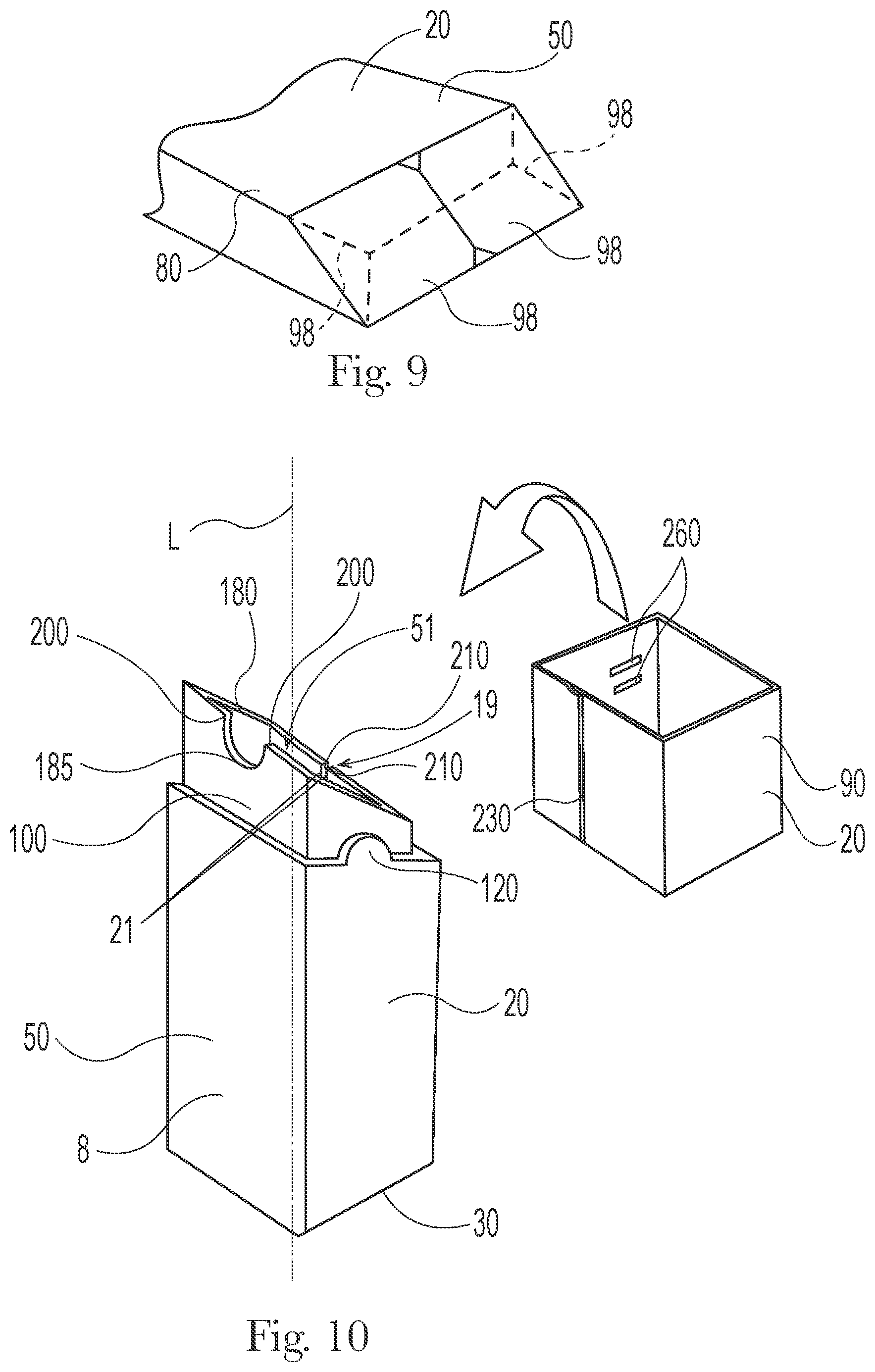 Patent US12304714 Figure 8 – Paper based container for household products