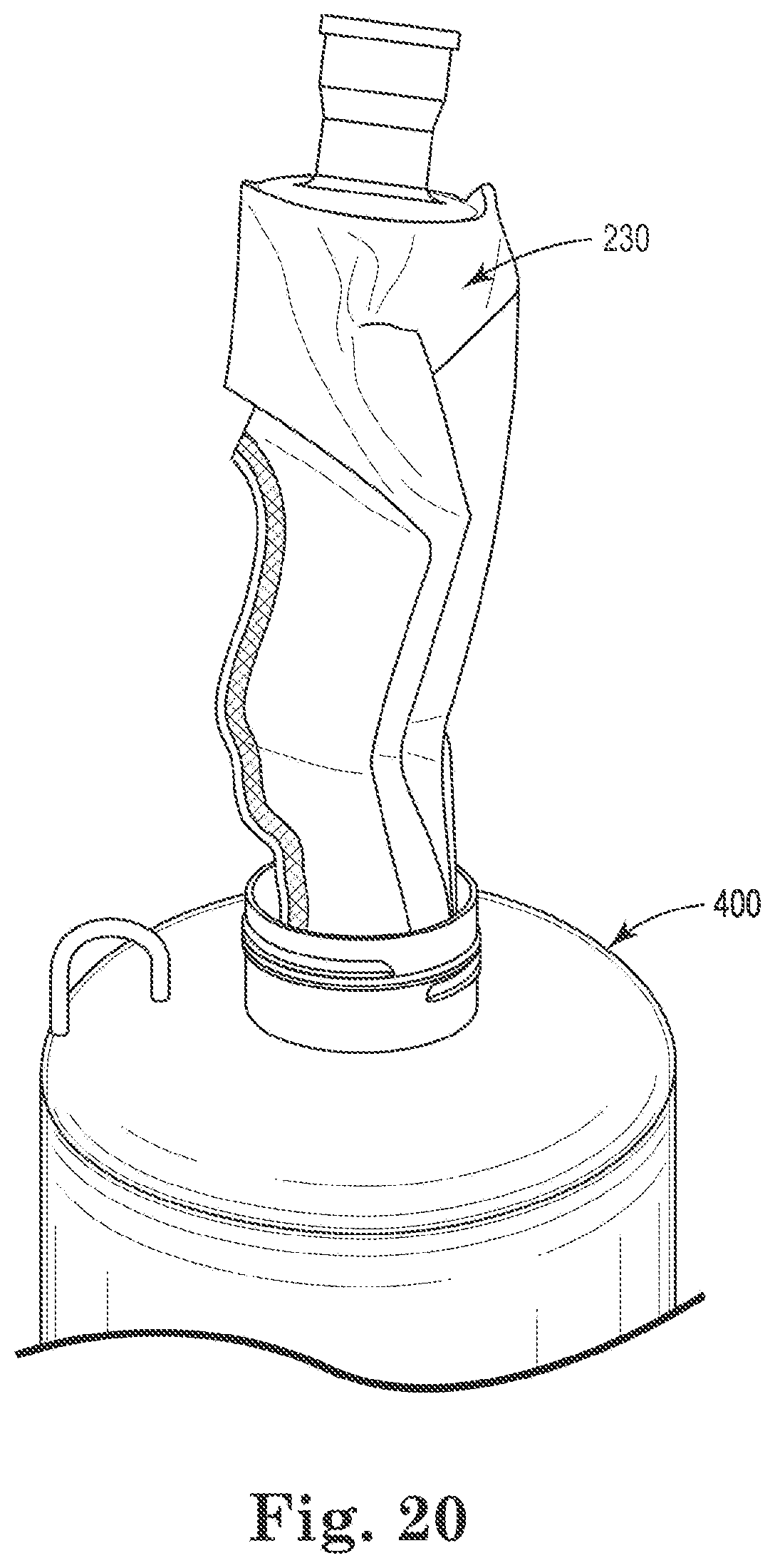 Patent US12304715 Figure 10 – Liner for an overpack assembly