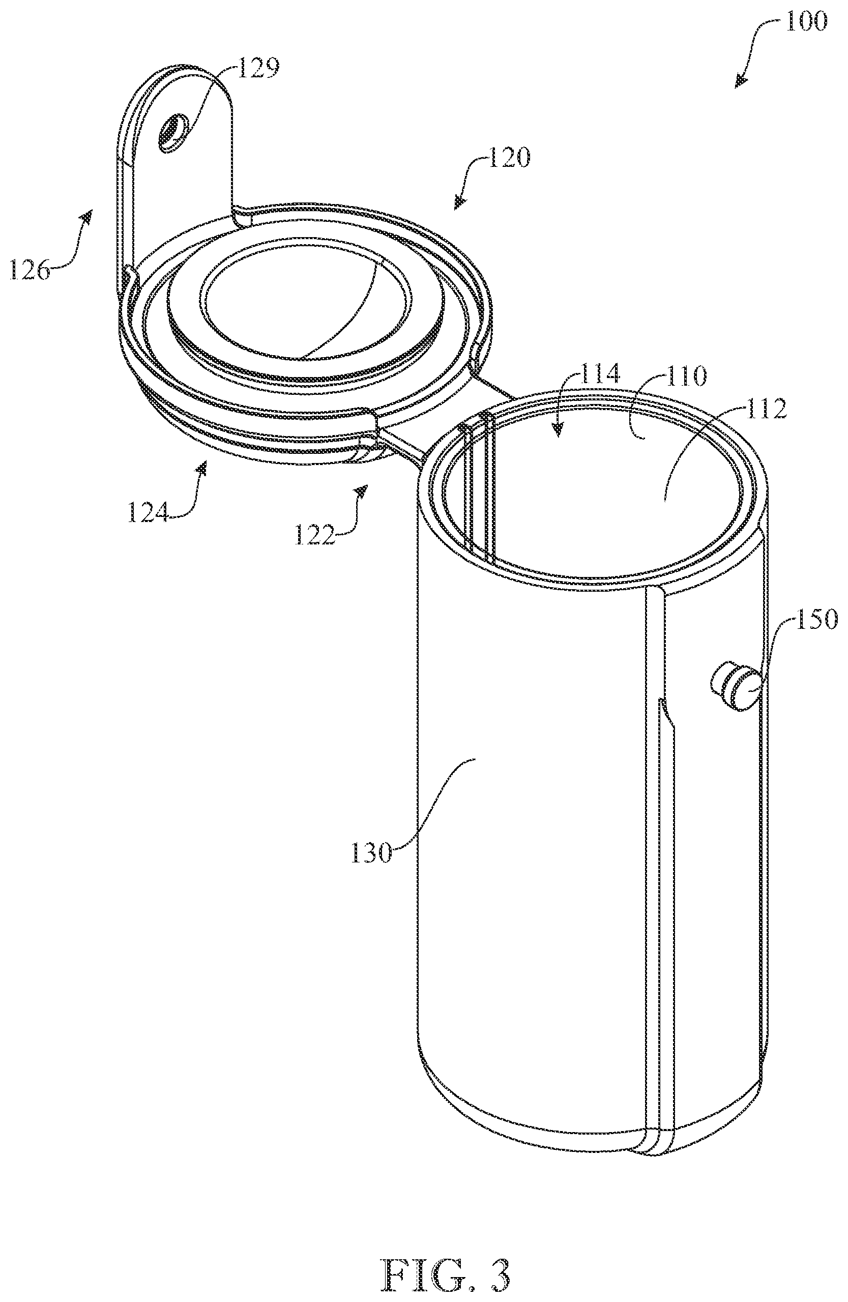 Patent US12304717 Figure 3 – Lightweight and shock-proof portable container arrangement
