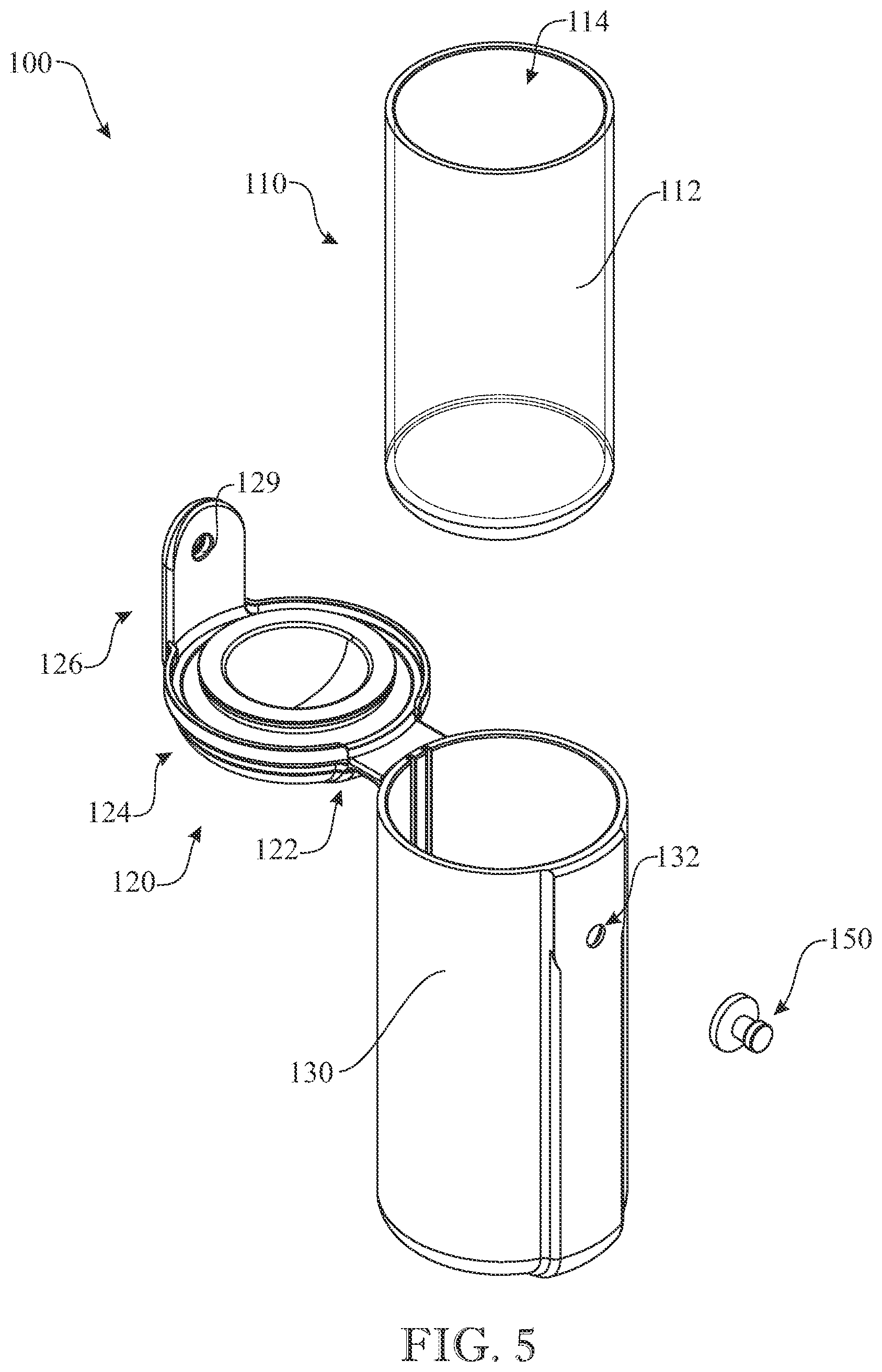 Patent US12304717 Figure 5 – Lightweight and shock-proof portable container arrangement